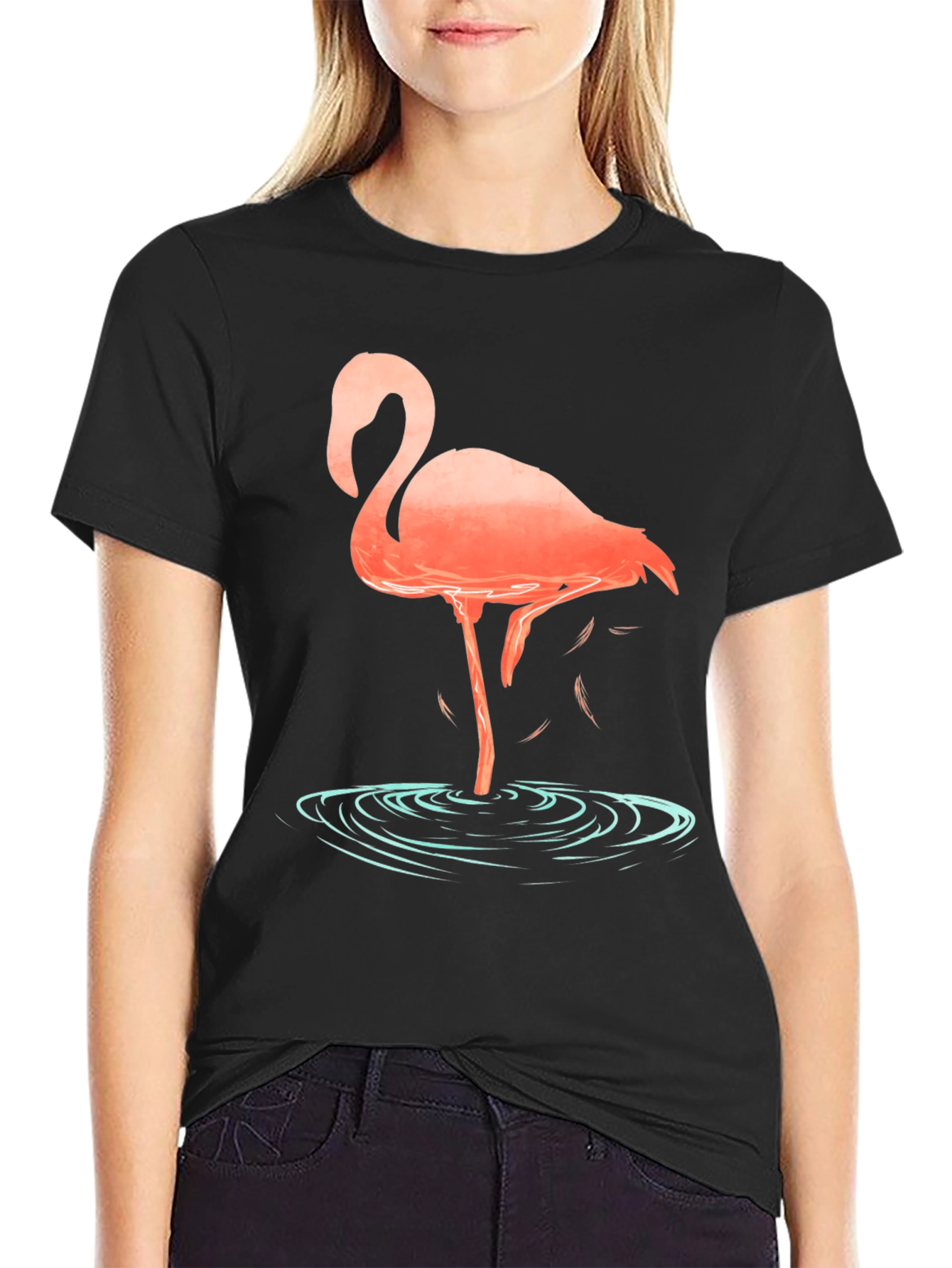 Flamingo Graphic T-Shirt - Cool Design