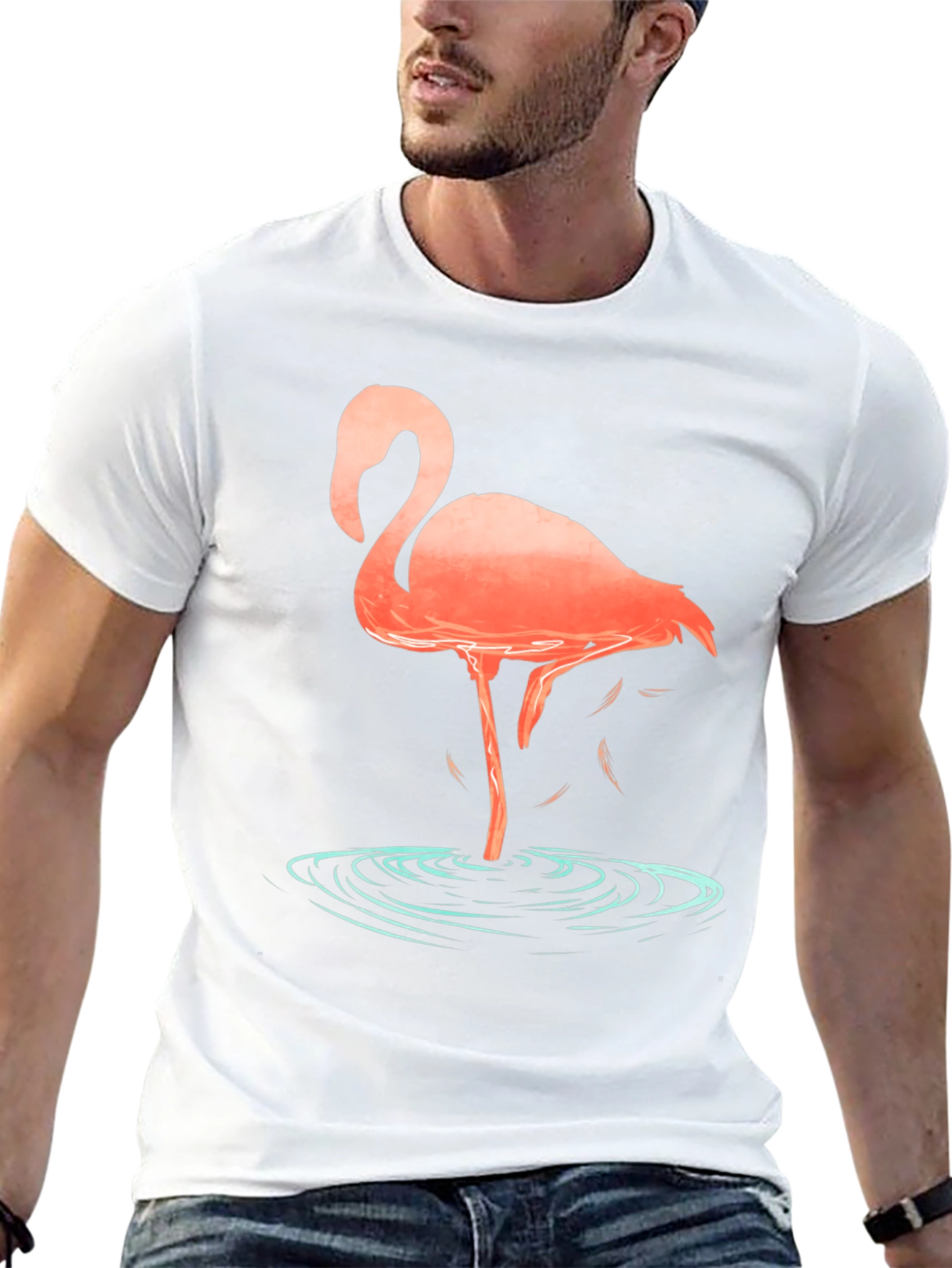 Flamingo Graphic T-Shirt - Cool Design