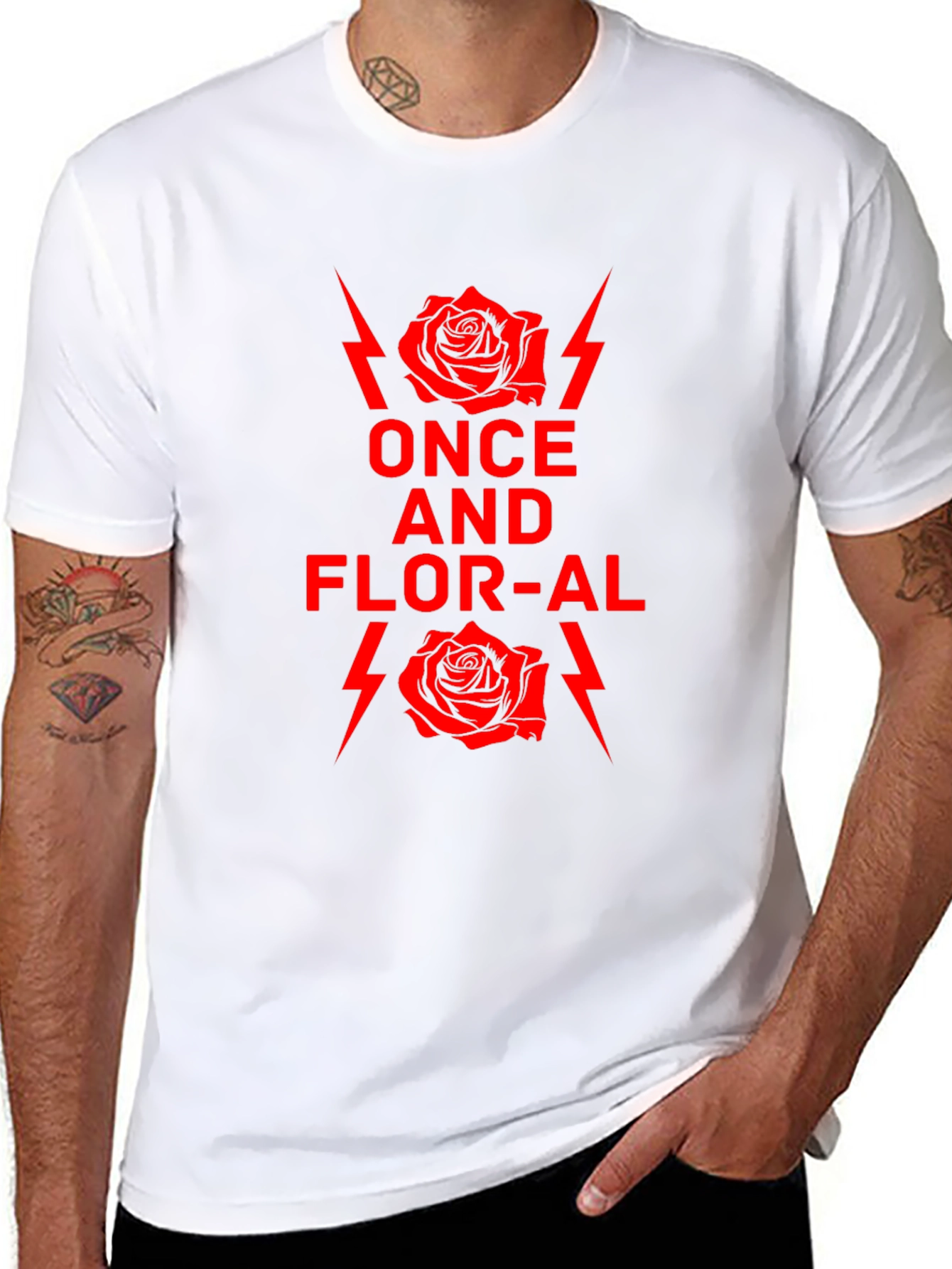 Once And Floral Graphic T-Shirt