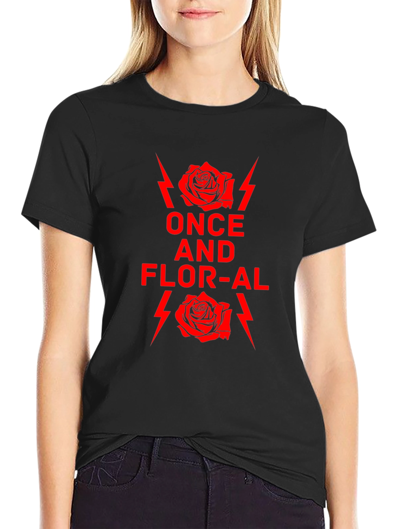Once And Floral Graphic T-Shirt