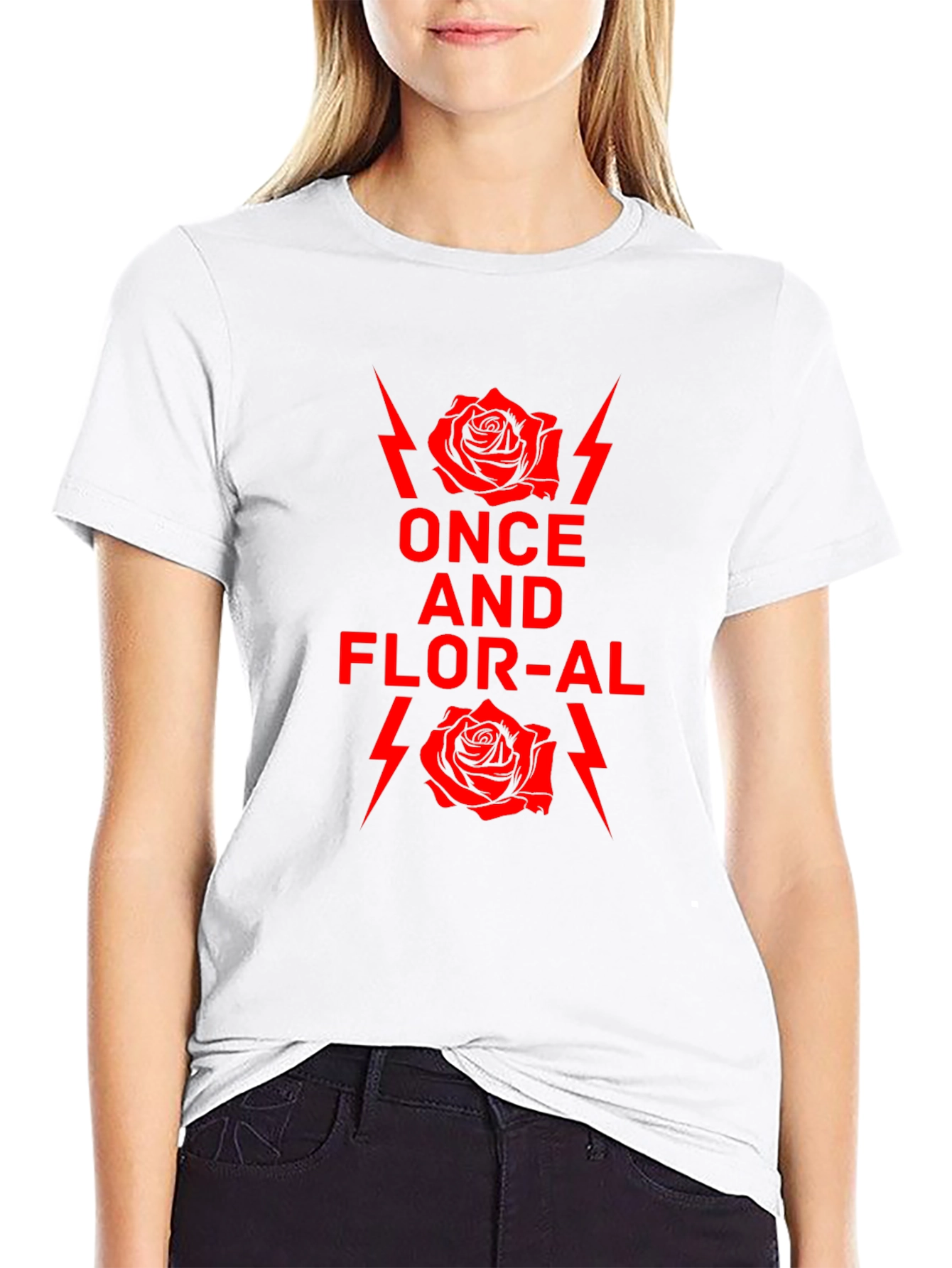 Once And Floral Graphic T-Shirt