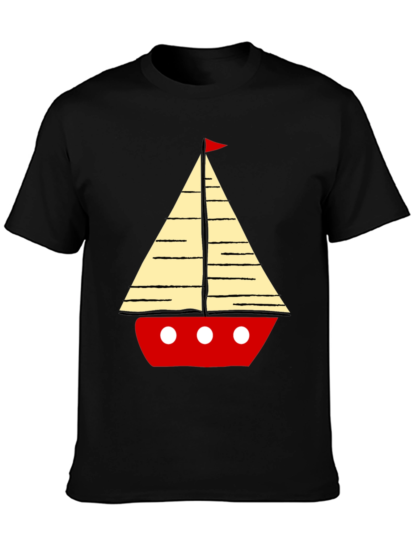 Sailboat Graphic Tee - Nautical Style T-Shirt