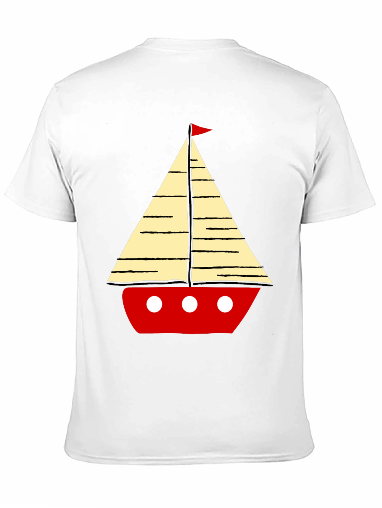 Sailboat Graphic Tee - Nautical Style T-Shirt