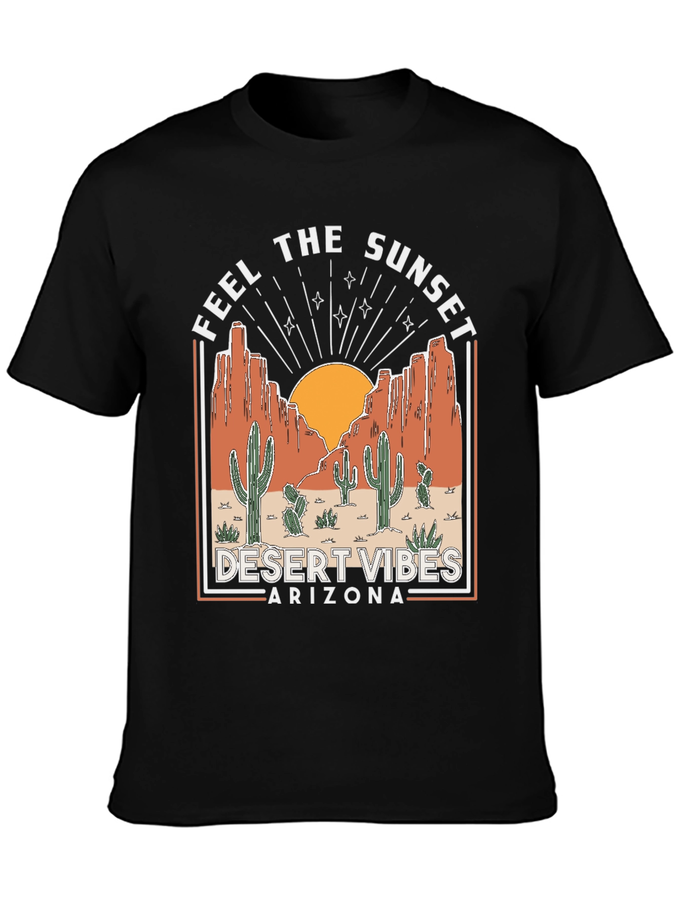 Desert Vibes Arizona Graphic T-Shirt