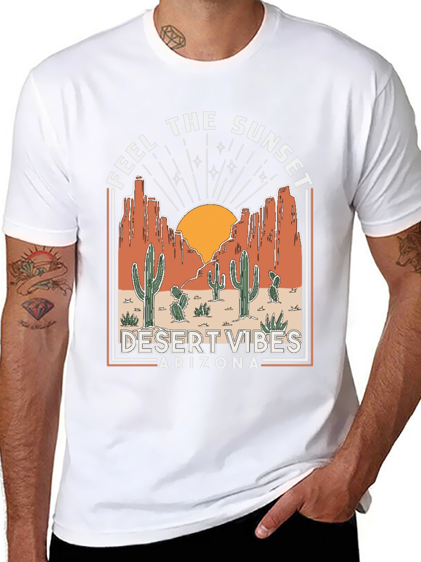 Desert Vibes Arizona Graphic T-Shirt