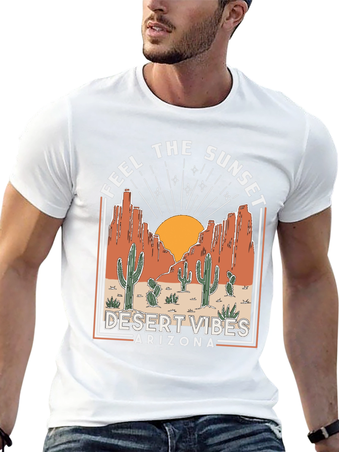 Desert Vibes Arizona Graphic T-Shirt