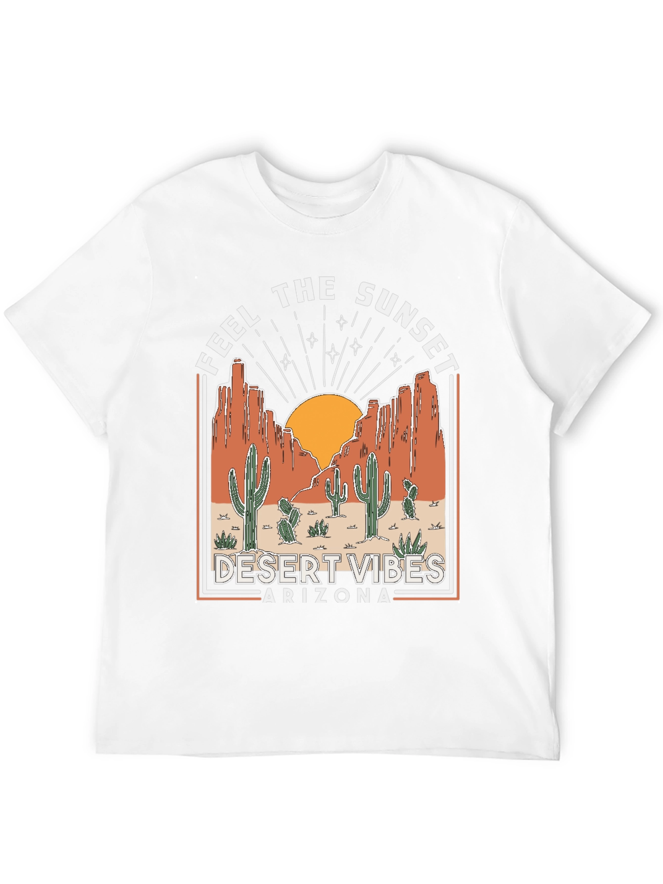 Desert Vibes Arizona Graphic T-Shirt
