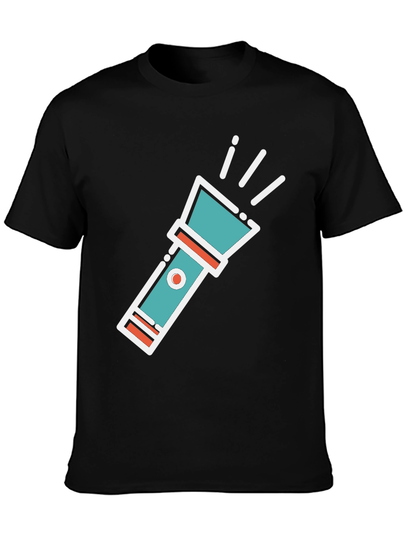 Flashlight Graphic Tee - Unique Design