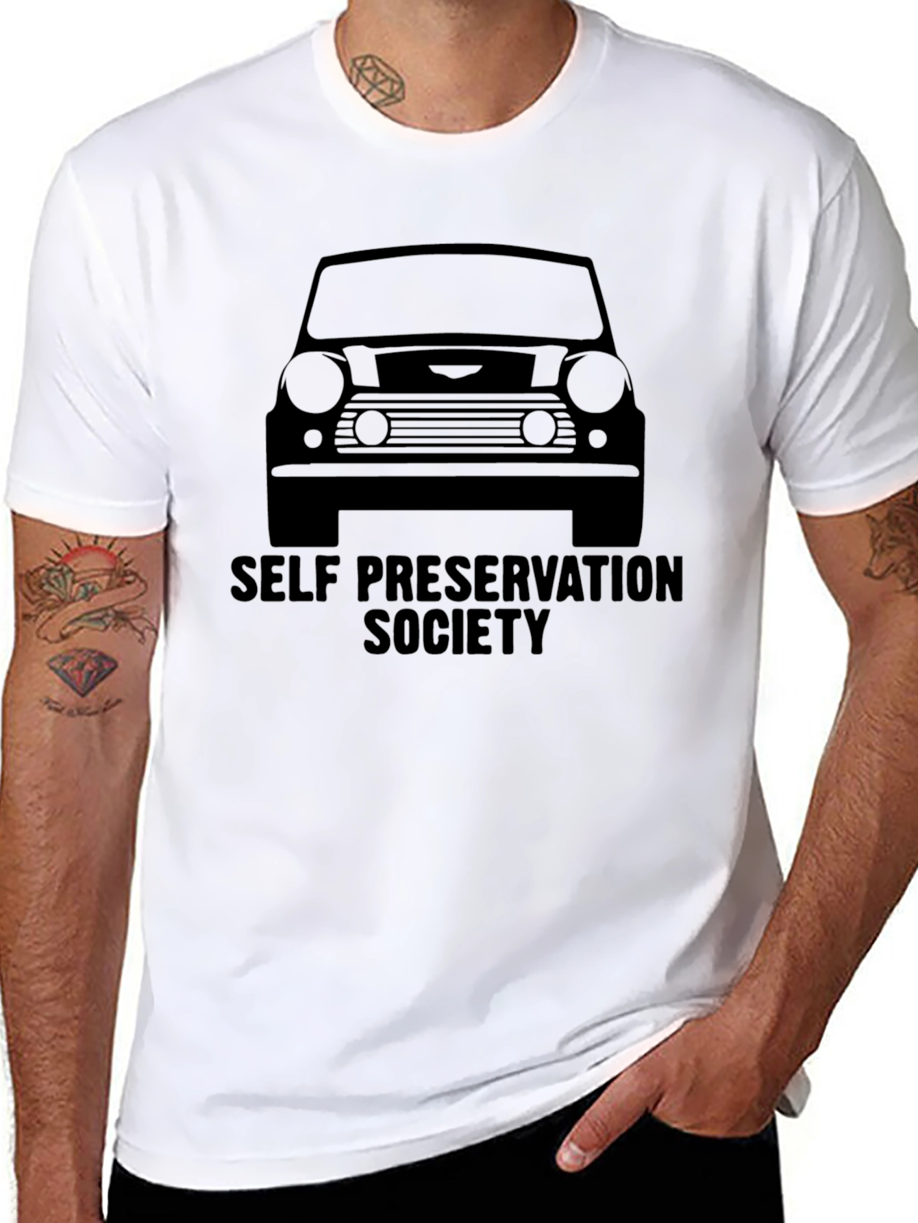 Self Preservation Society Car T-Shirt