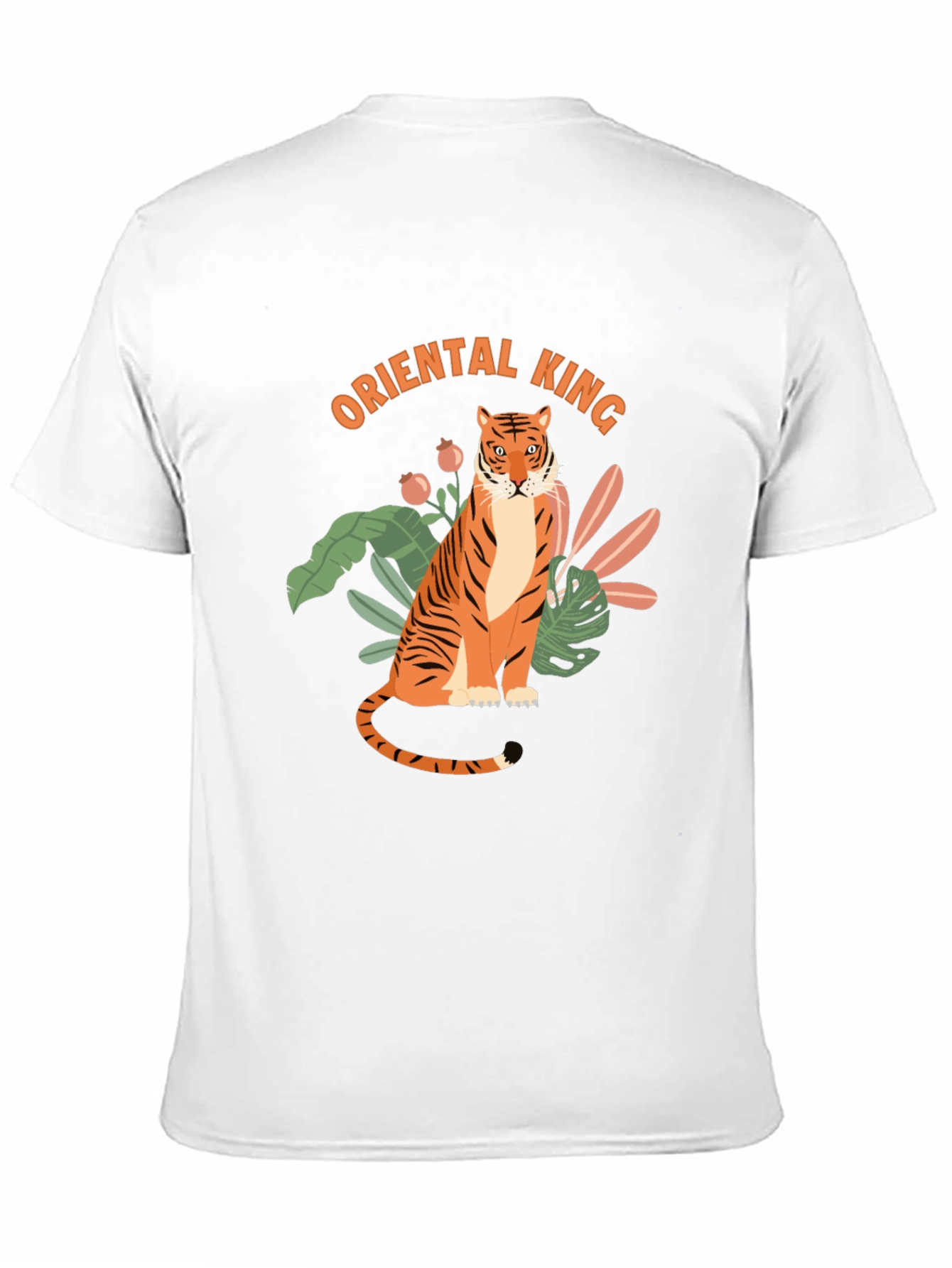 Oriental King Tiger Graphic T-Shirt
