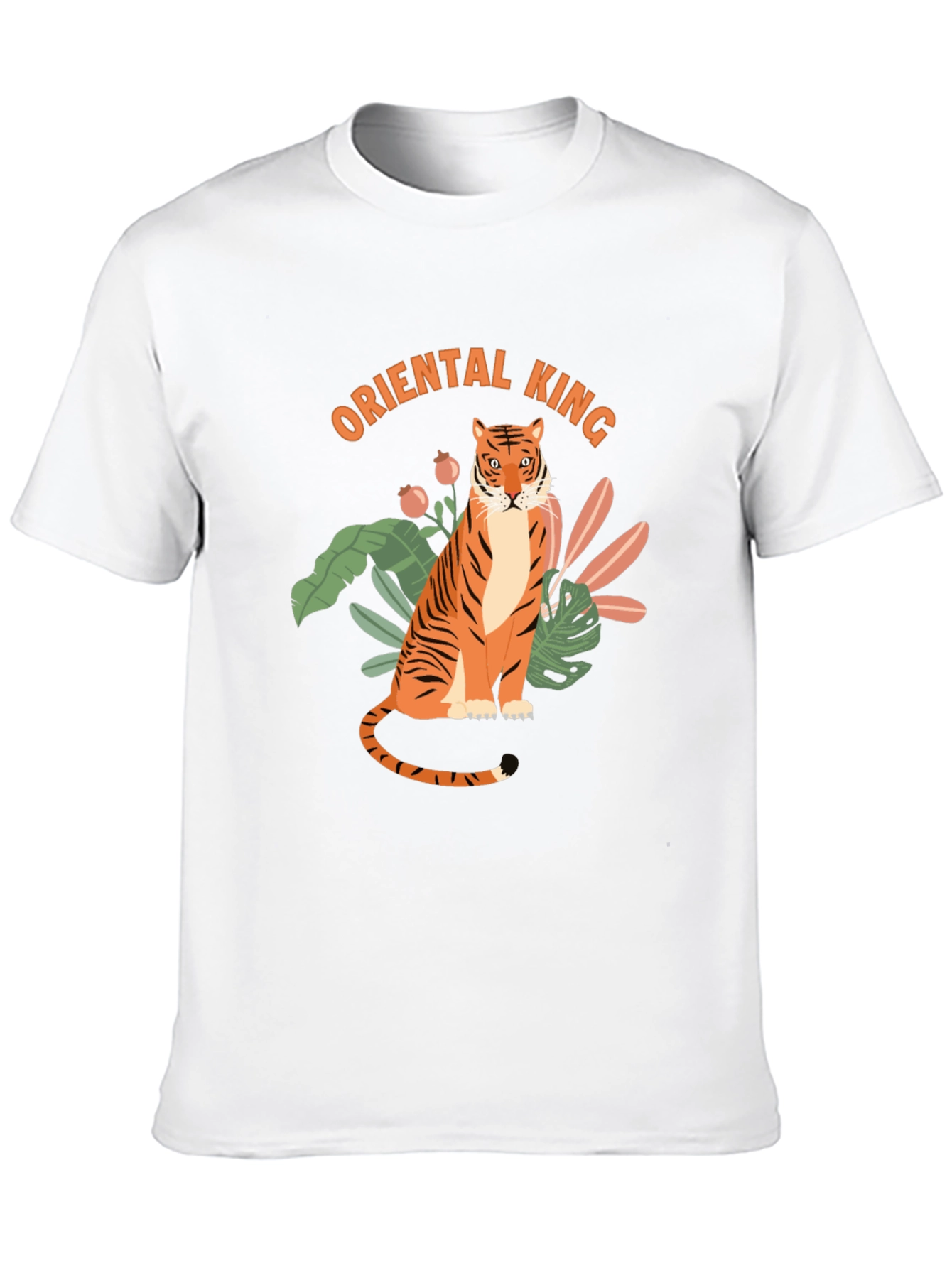 Oriental King Tiger Graphic T-Shirt