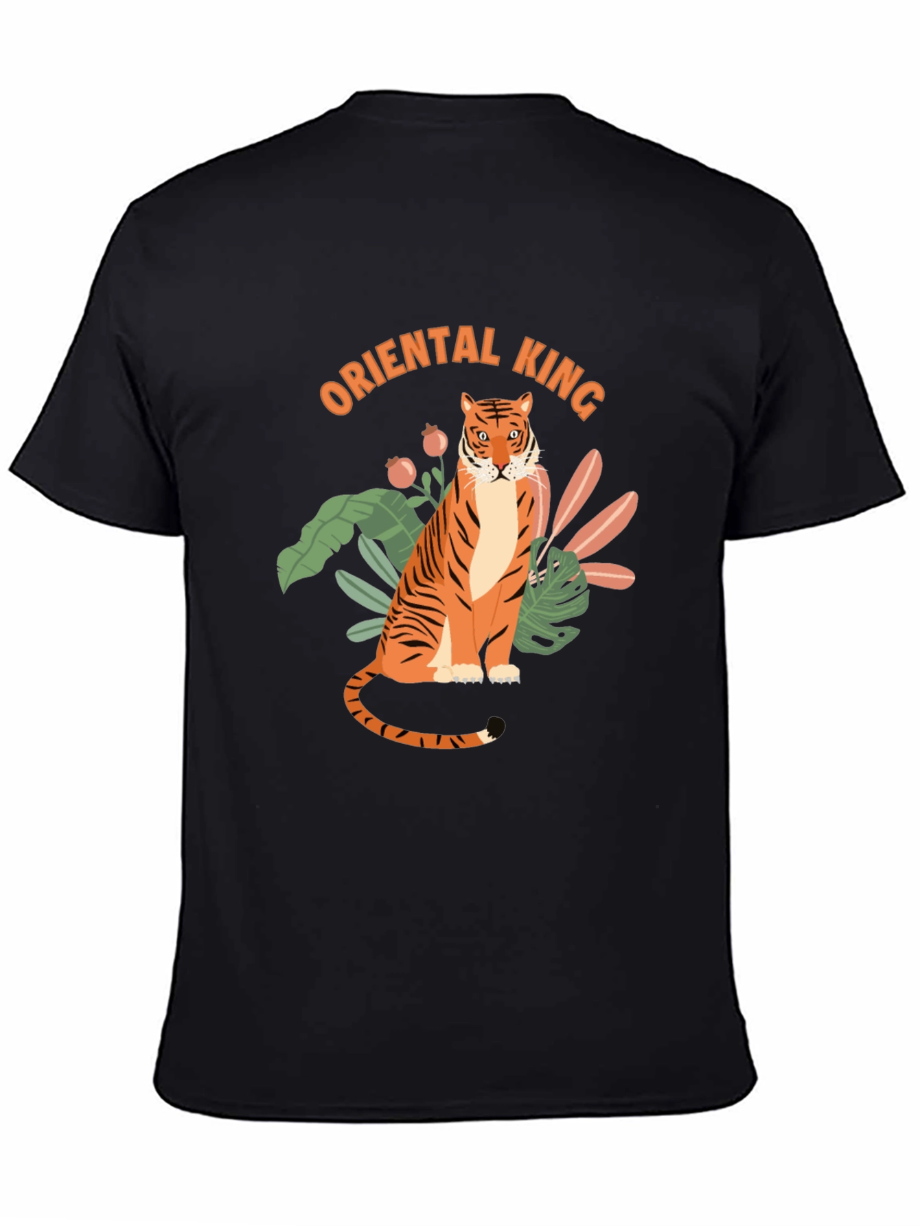 Oriental King Tiger Graphic T-Shirt