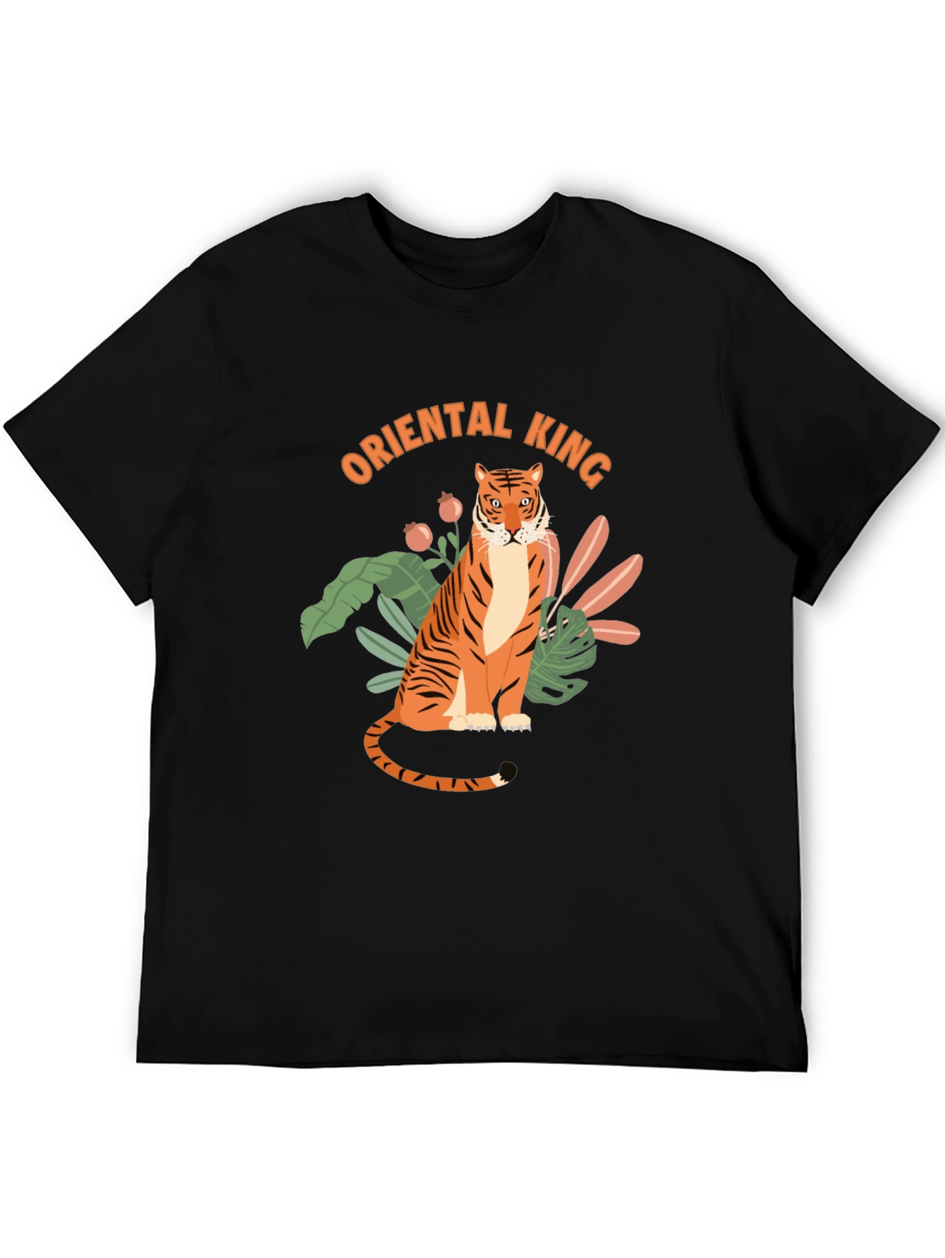 Oriental King Tiger Graphic T-Shirt