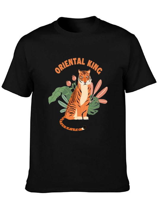 Oriental King Tiger Graphic T-Shirt