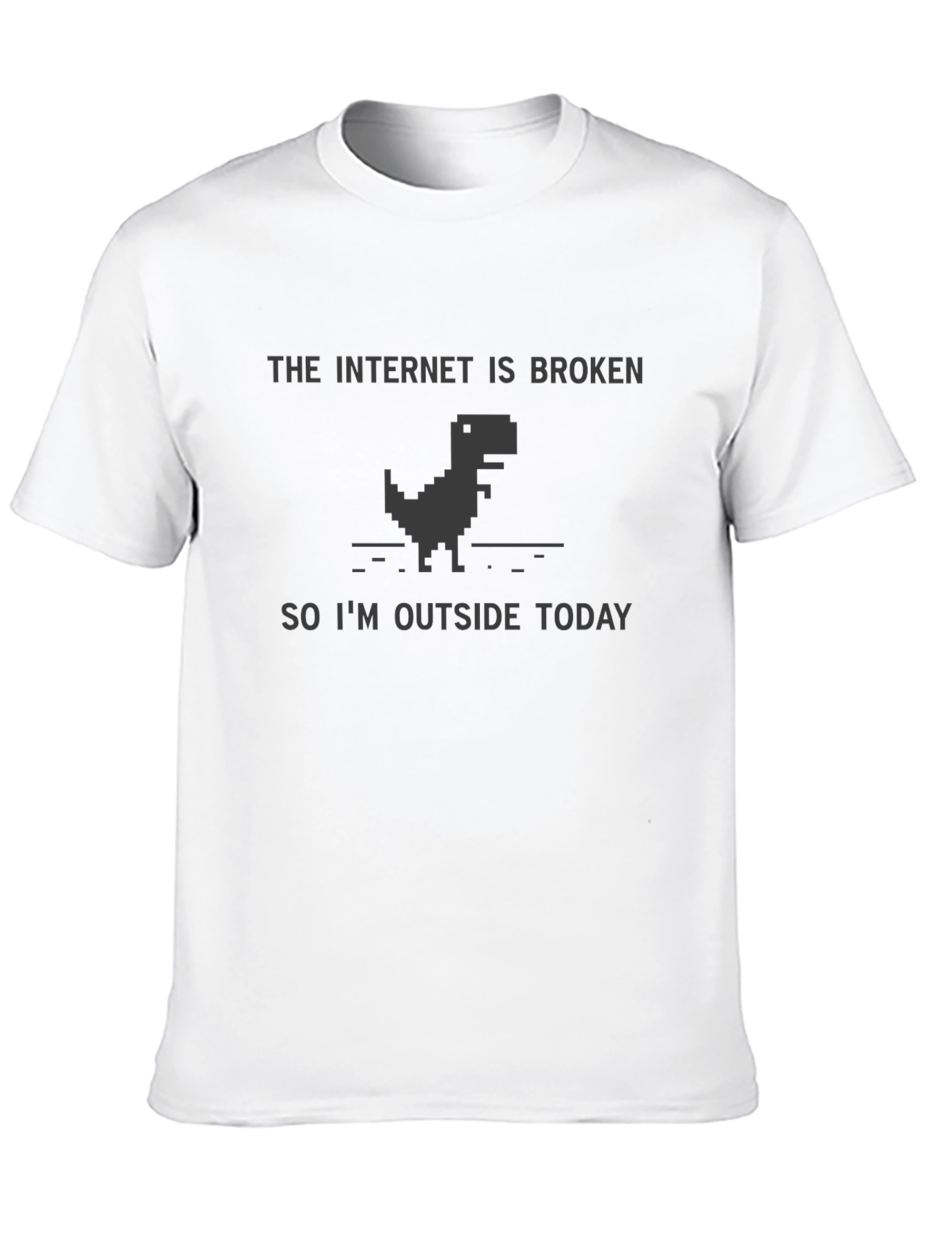 Internet Broken Dinosaur T-Shirt