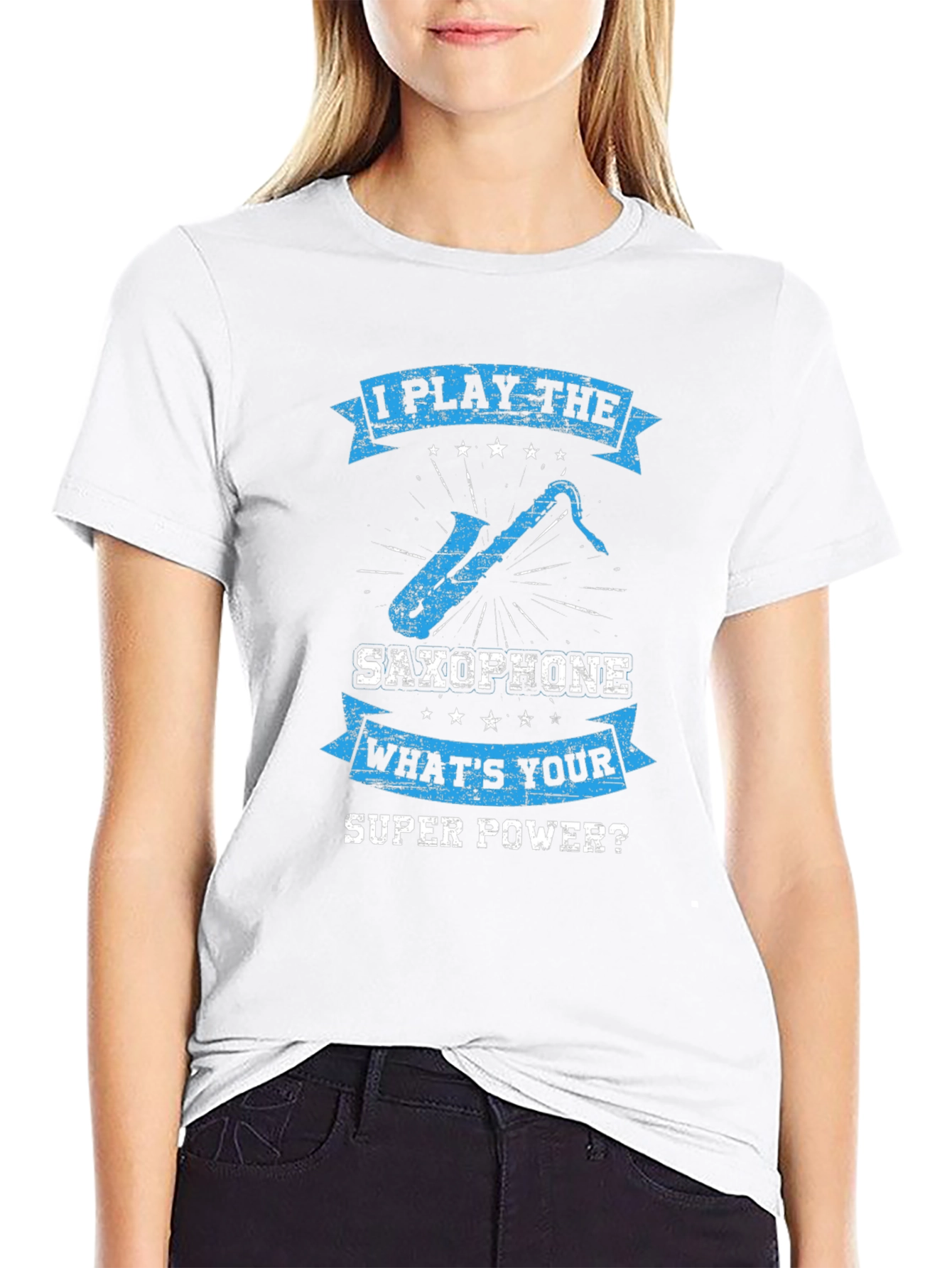 Saxophone Superpower T-Shirt - Musician Tee