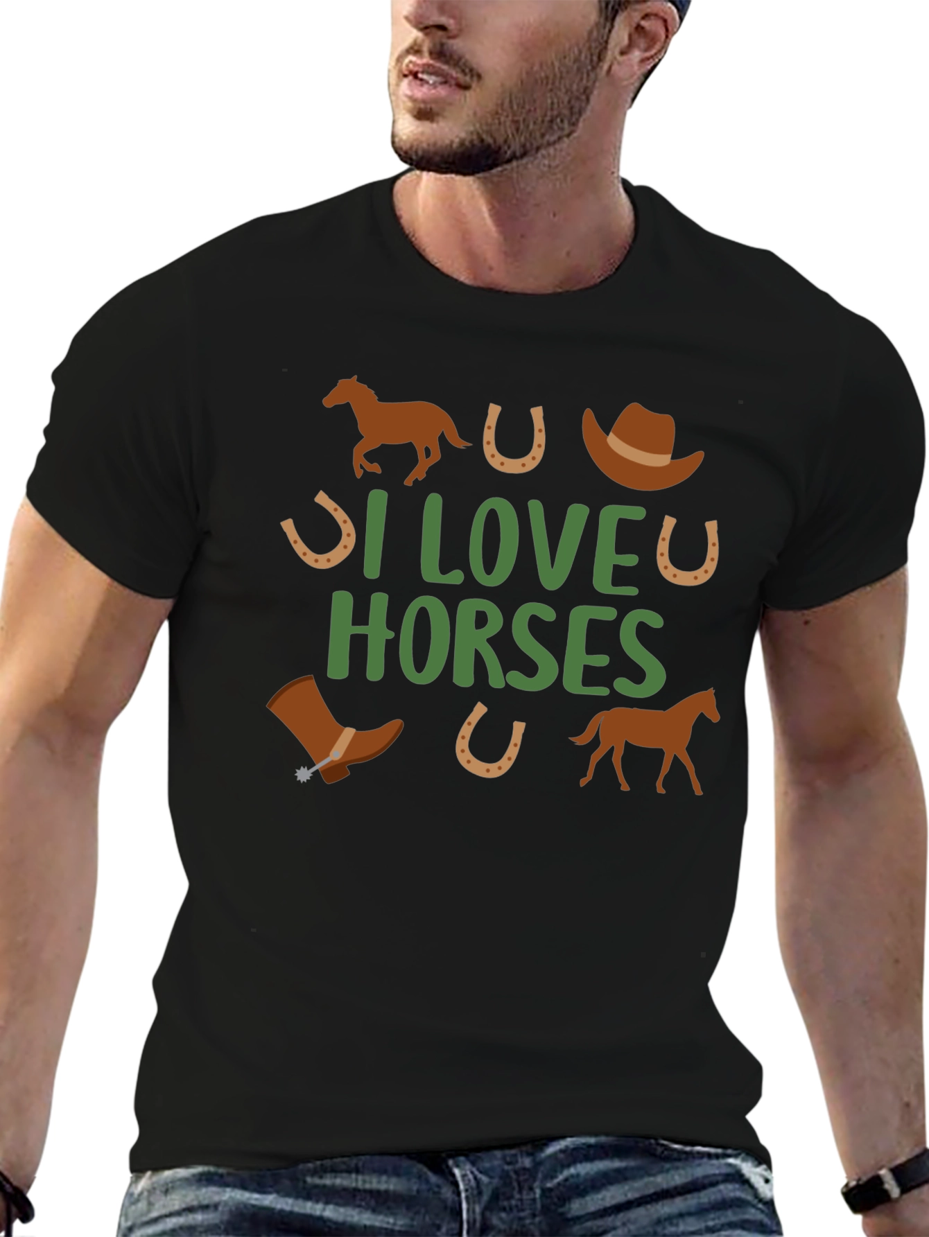 I Love Horses Graphic Tee