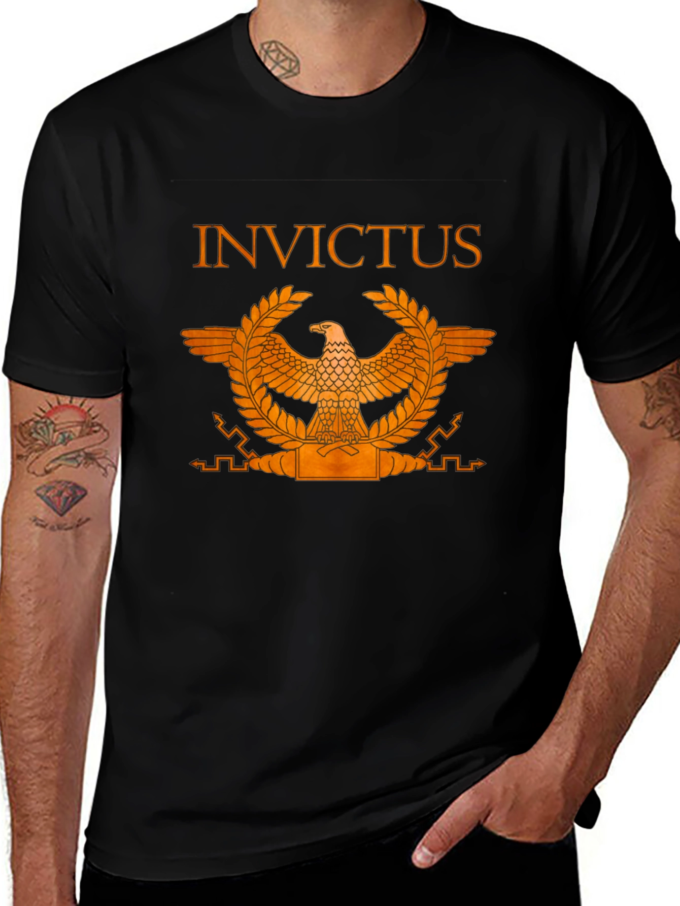 Invictus Roman Eagle Graphic T-Shirt