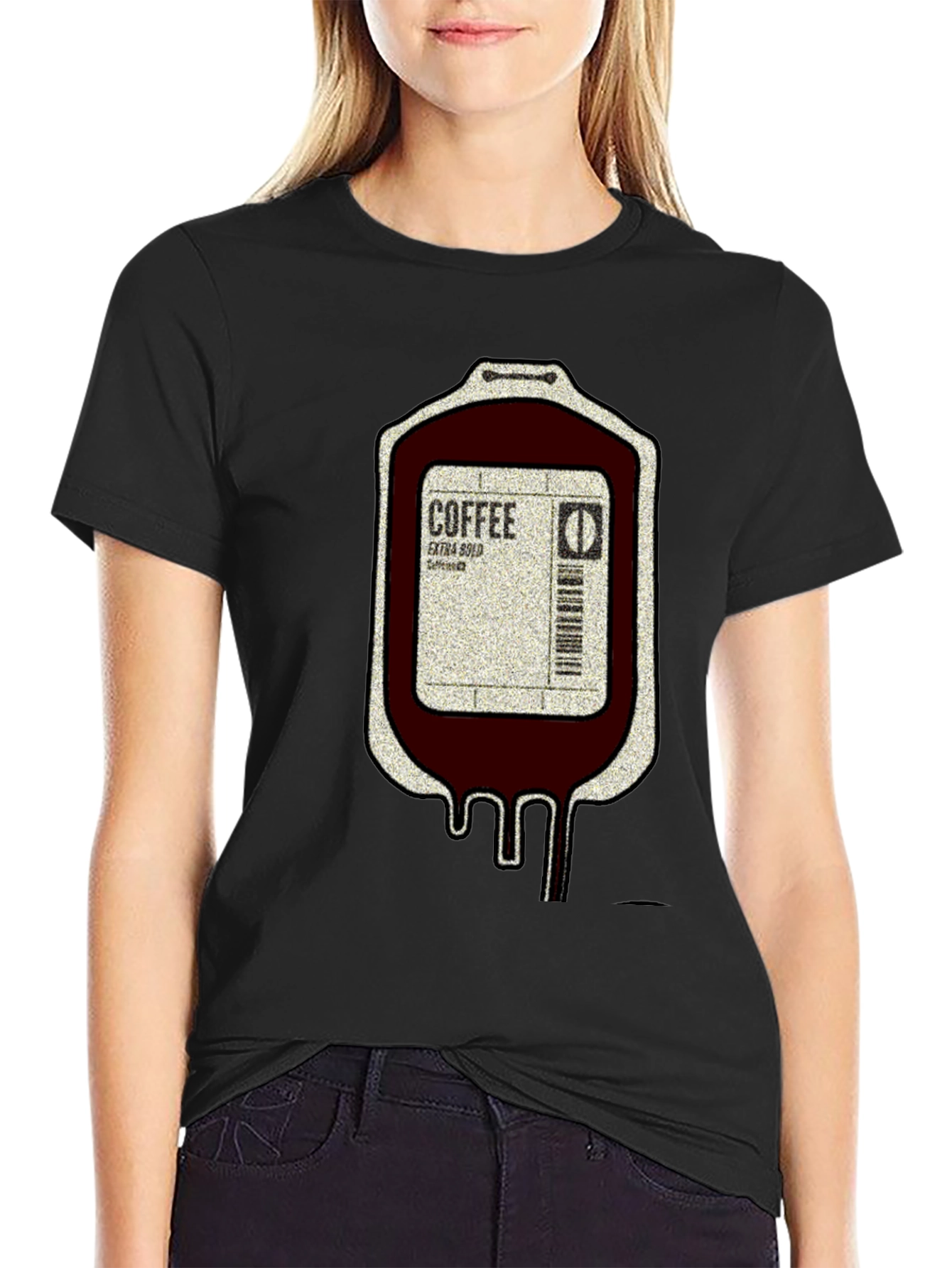 Coffee Blood Bag Graphic Tee