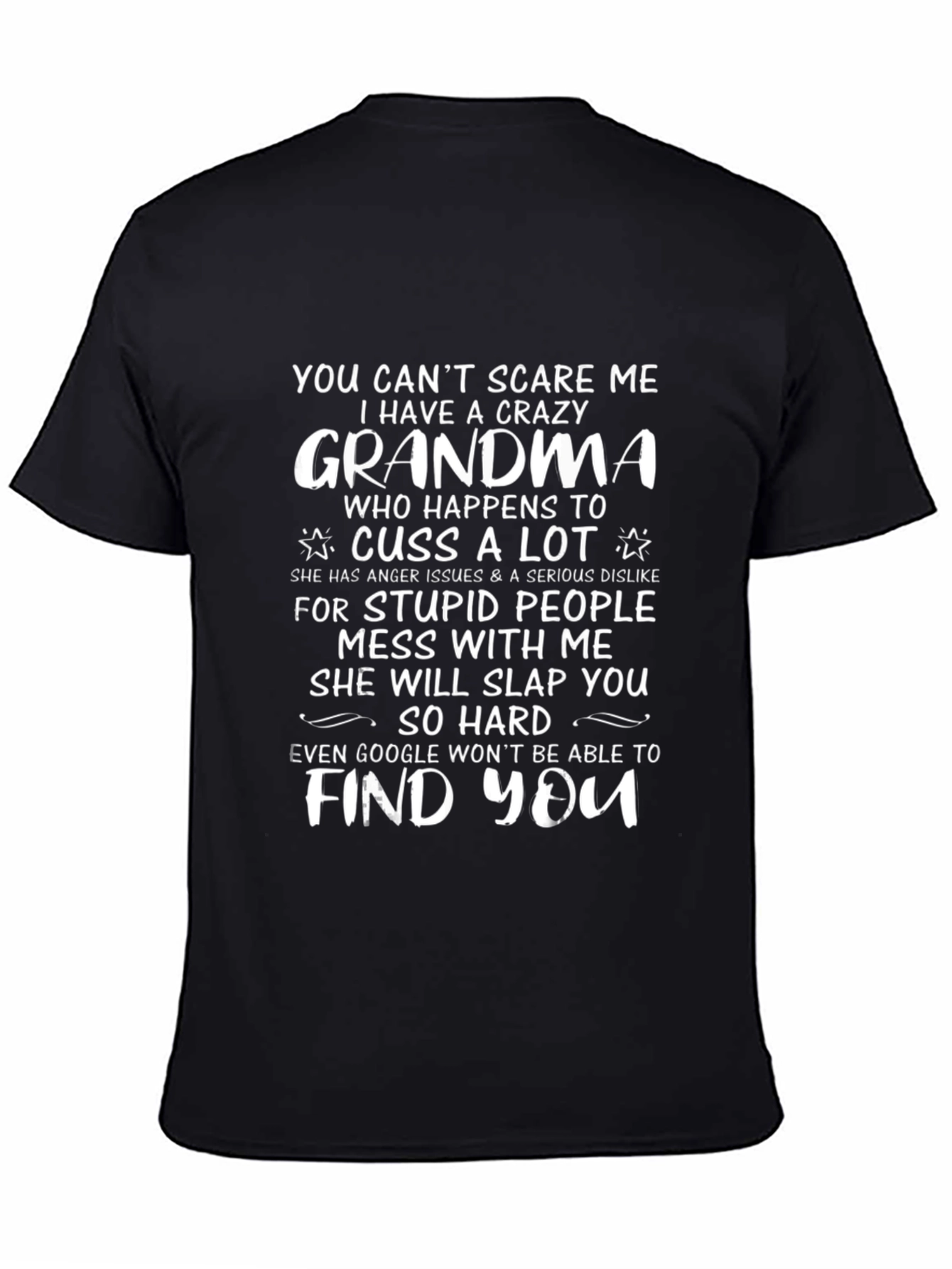 Crazy Grandma T-Shirt - Funny Graphic Tee