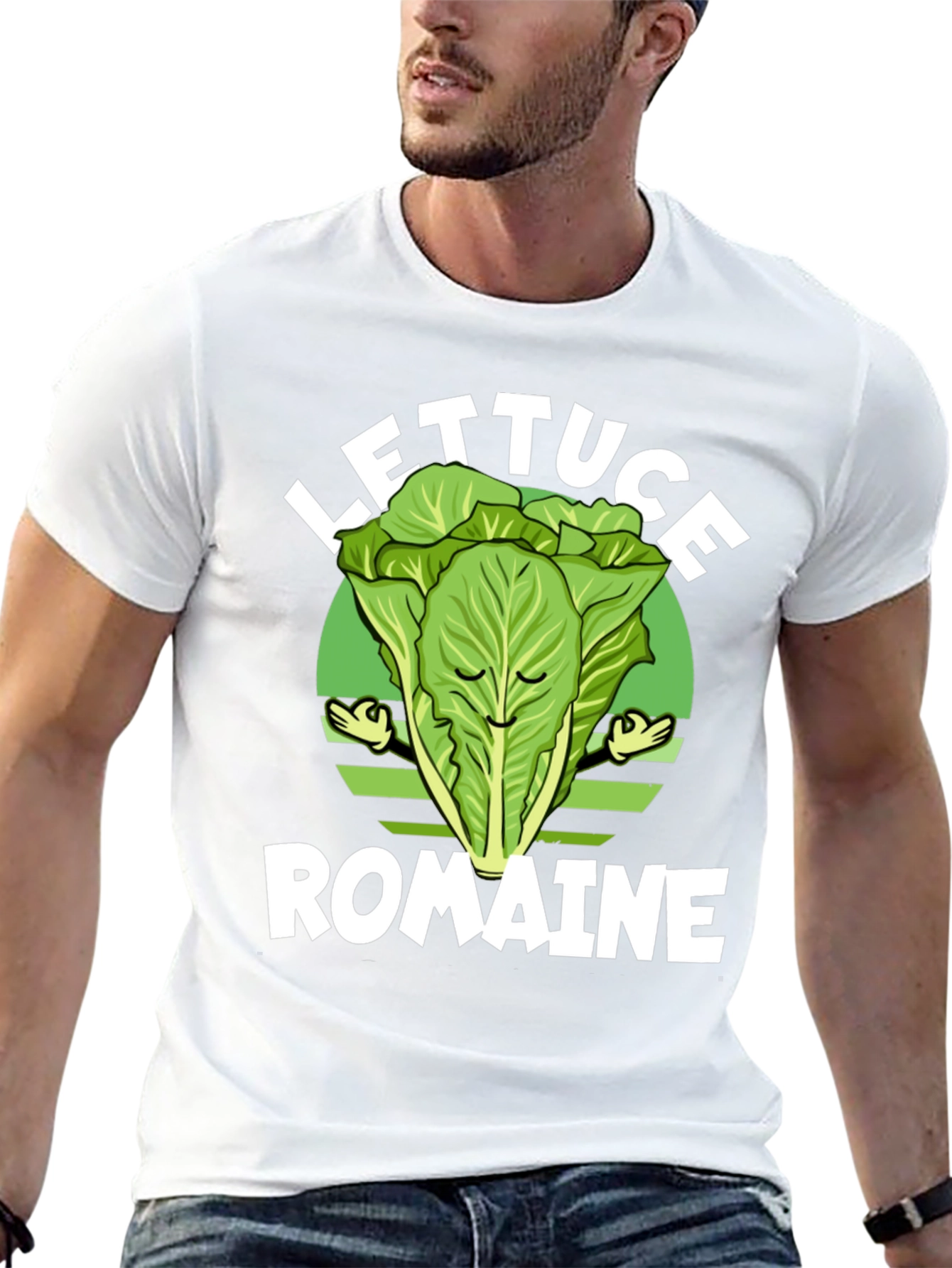 Lettuce Romaine Funny Vegetarian T-Shirt