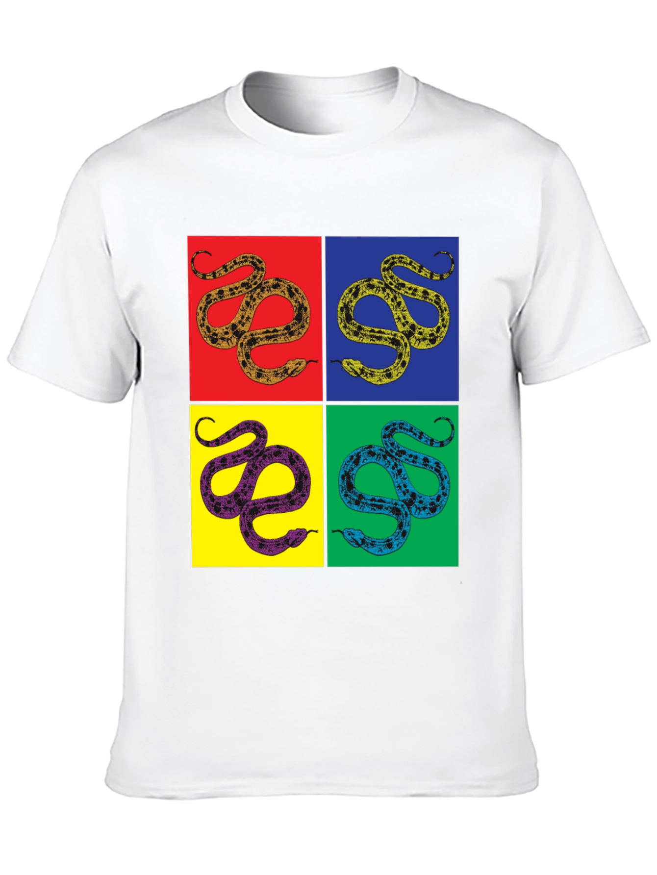 Pop Art Snake T-Shirt - Unique Graphic Tee
