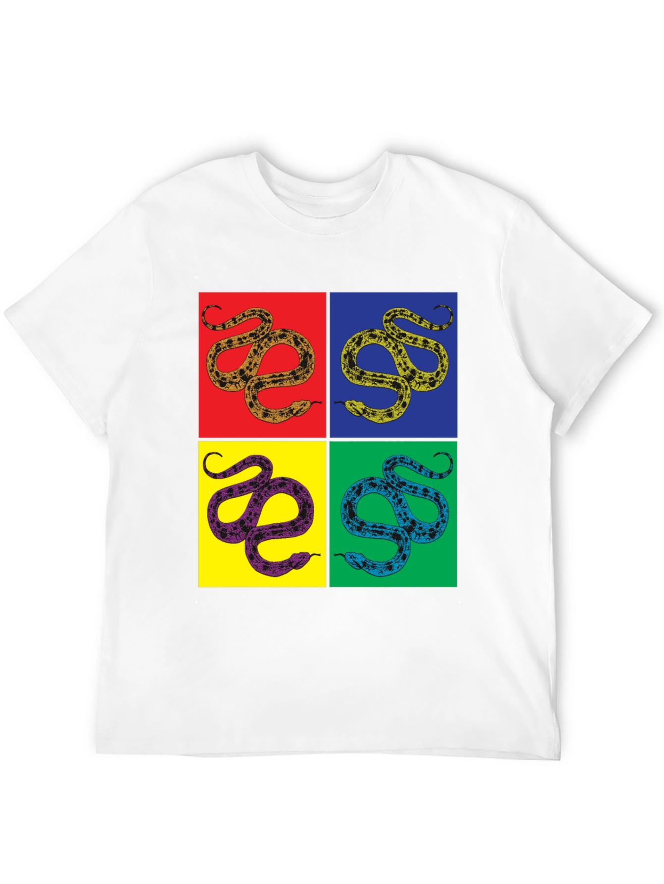 Pop Art Snake T-Shirt - Unique Graphic Tee