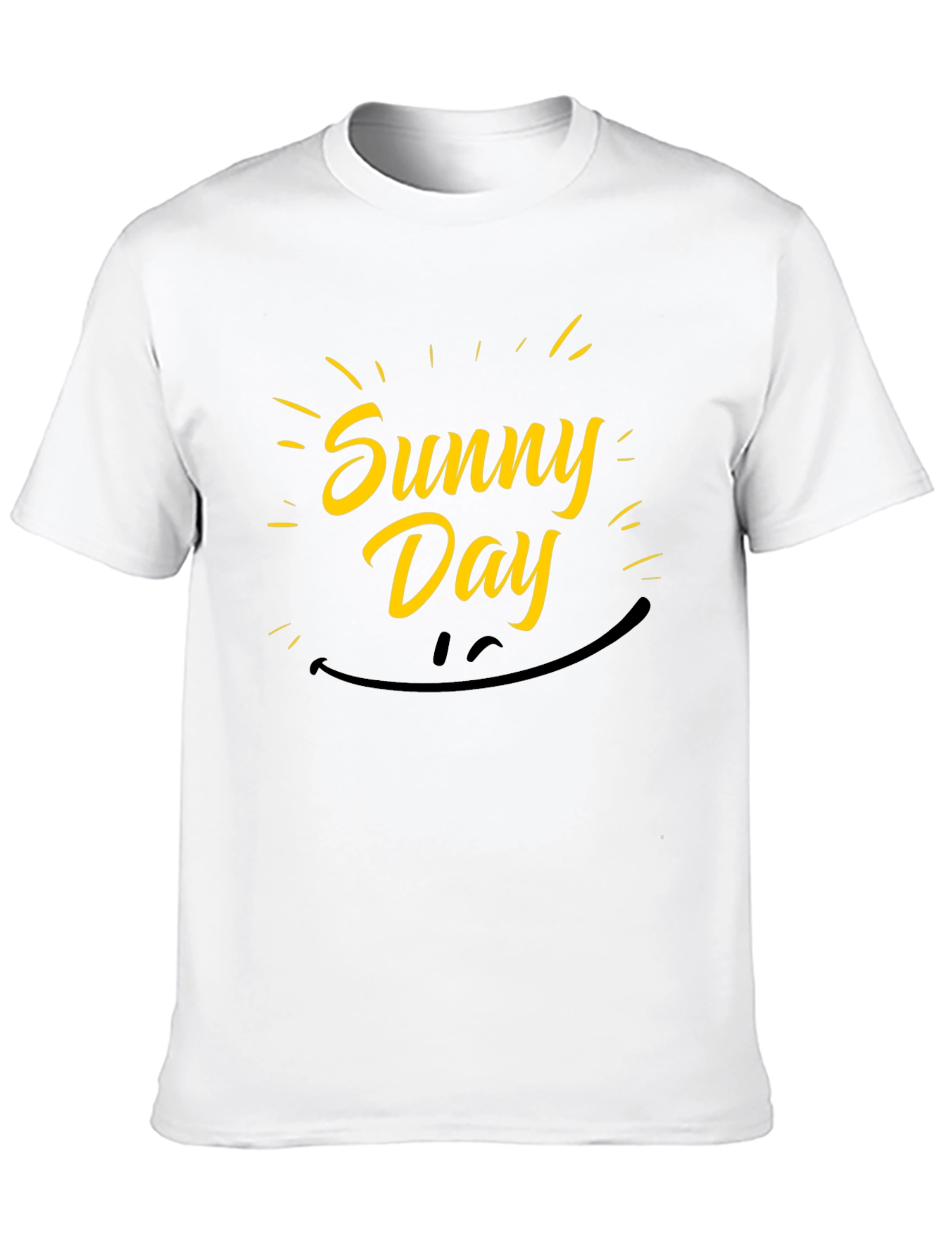 Sunny Day Graphic Black T-Shirt