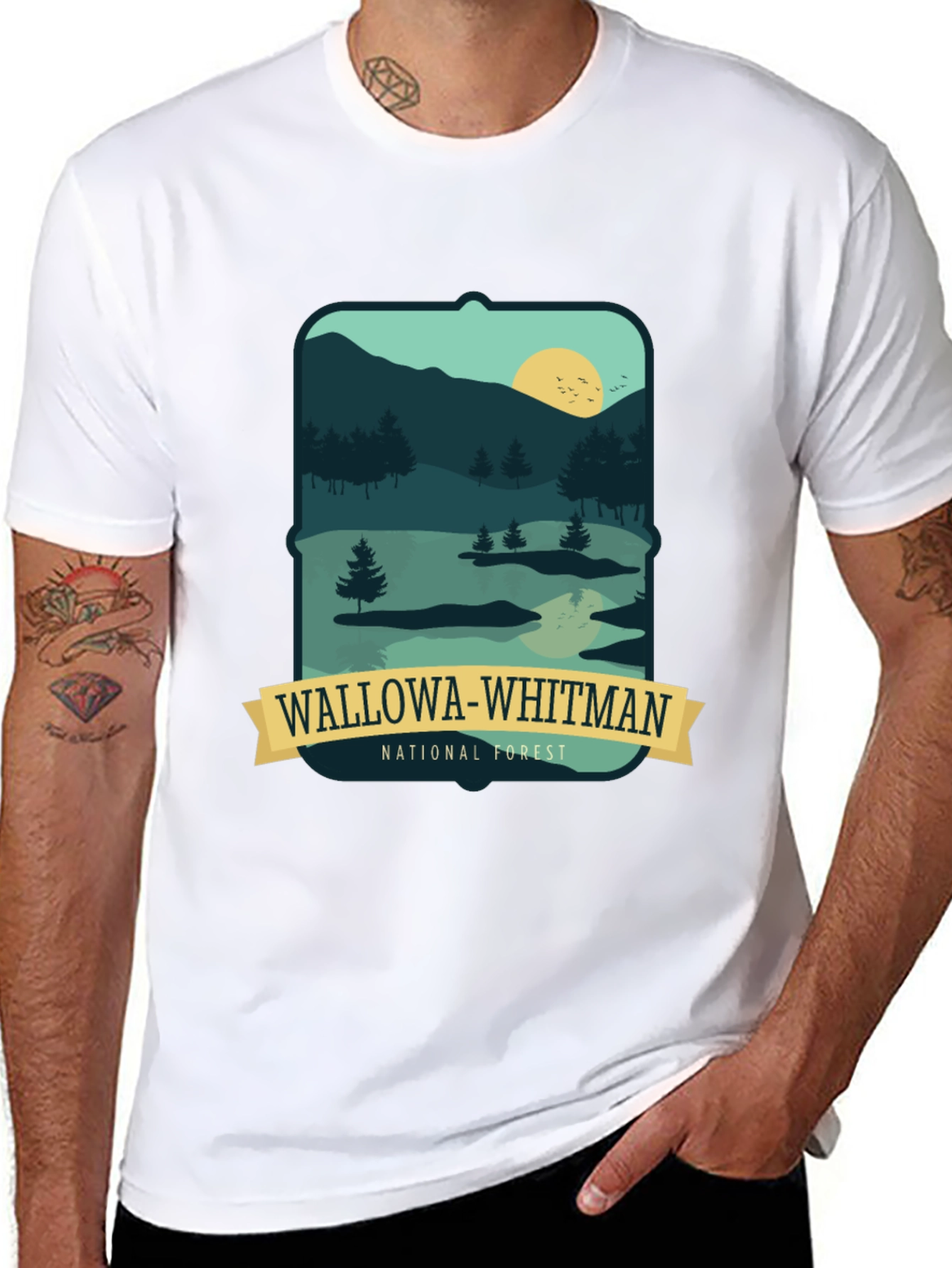 Wallowa-Whitman National Forest Graphic T-Shirt