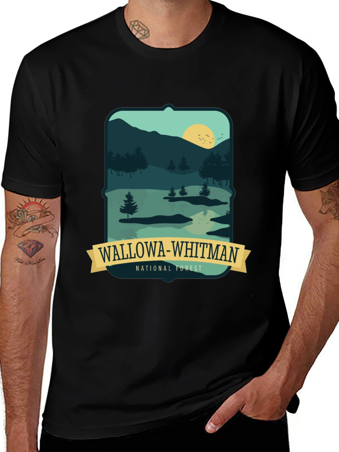 Wallowa-Whitman National Forest Graphic T-Shirt