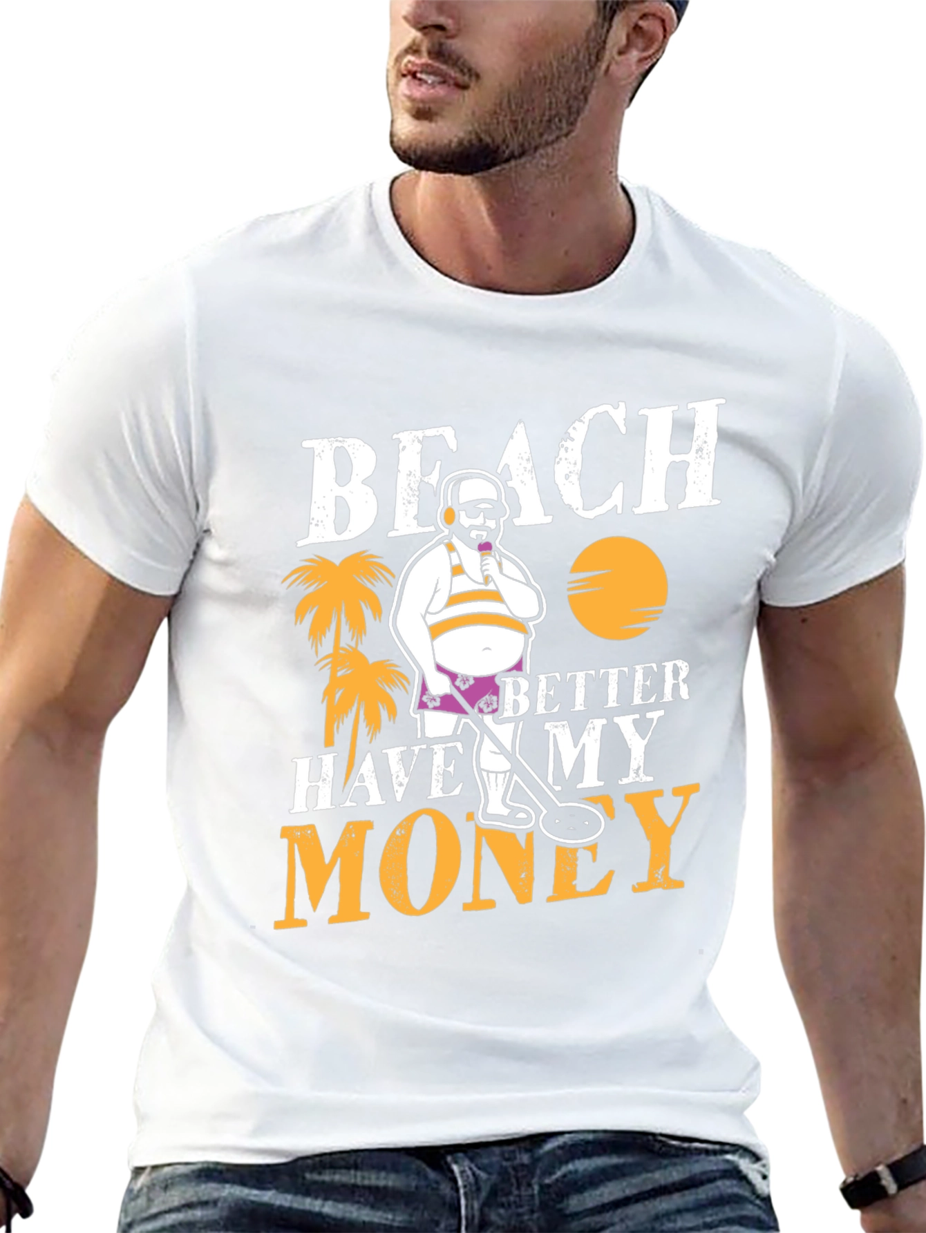 Beach Better Have My Money Graphic T-Shirt