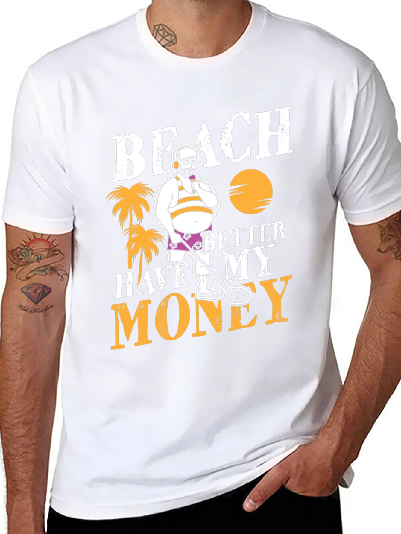 Beach Better Have My Money Graphic T-Shirt