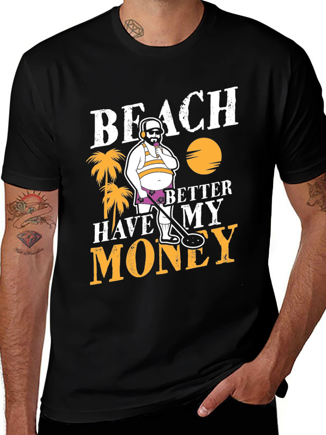 Beach Better Have My Money Graphic T-Shirt
