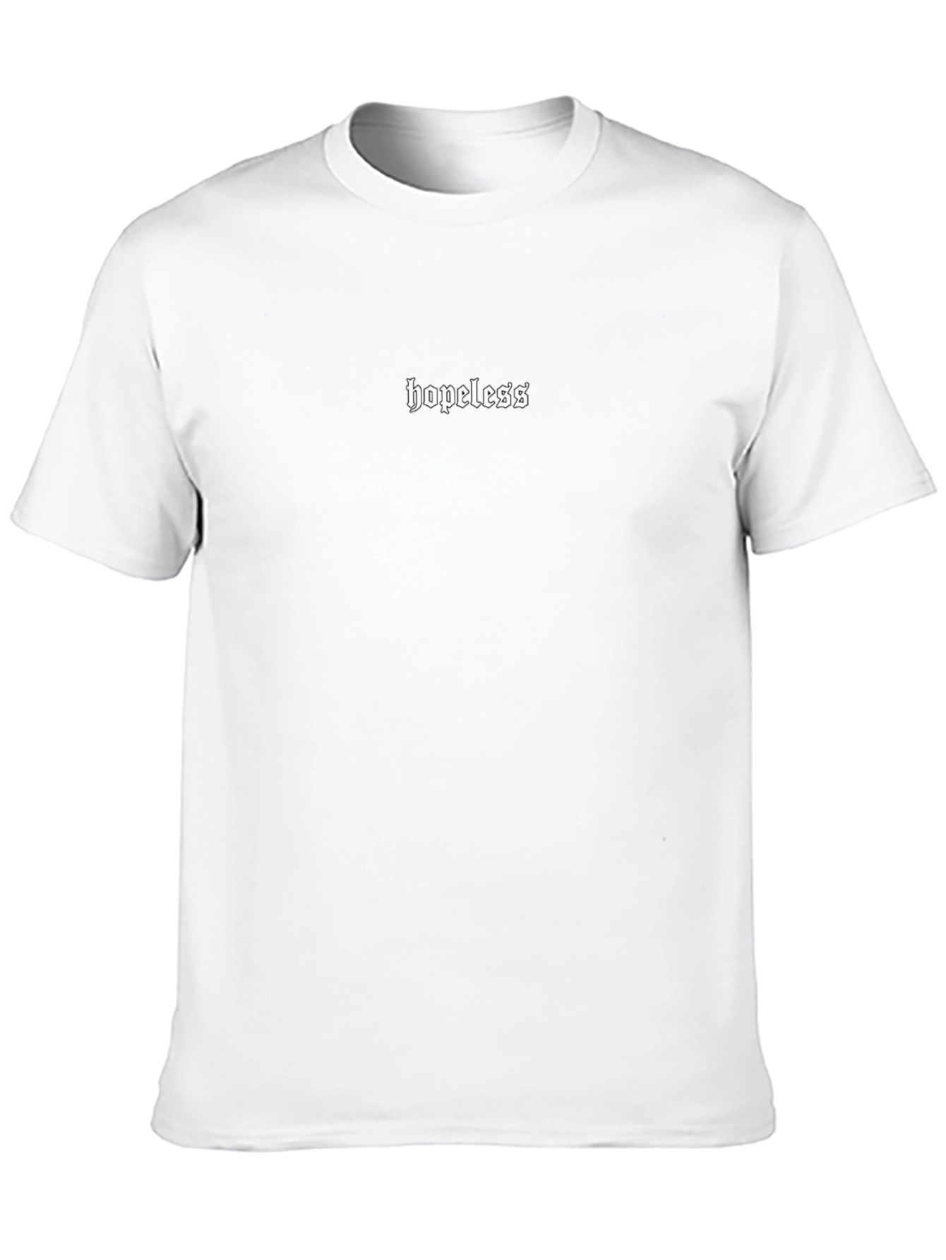 Hopeless Graphic Tee - Black Cotton T-Shirt