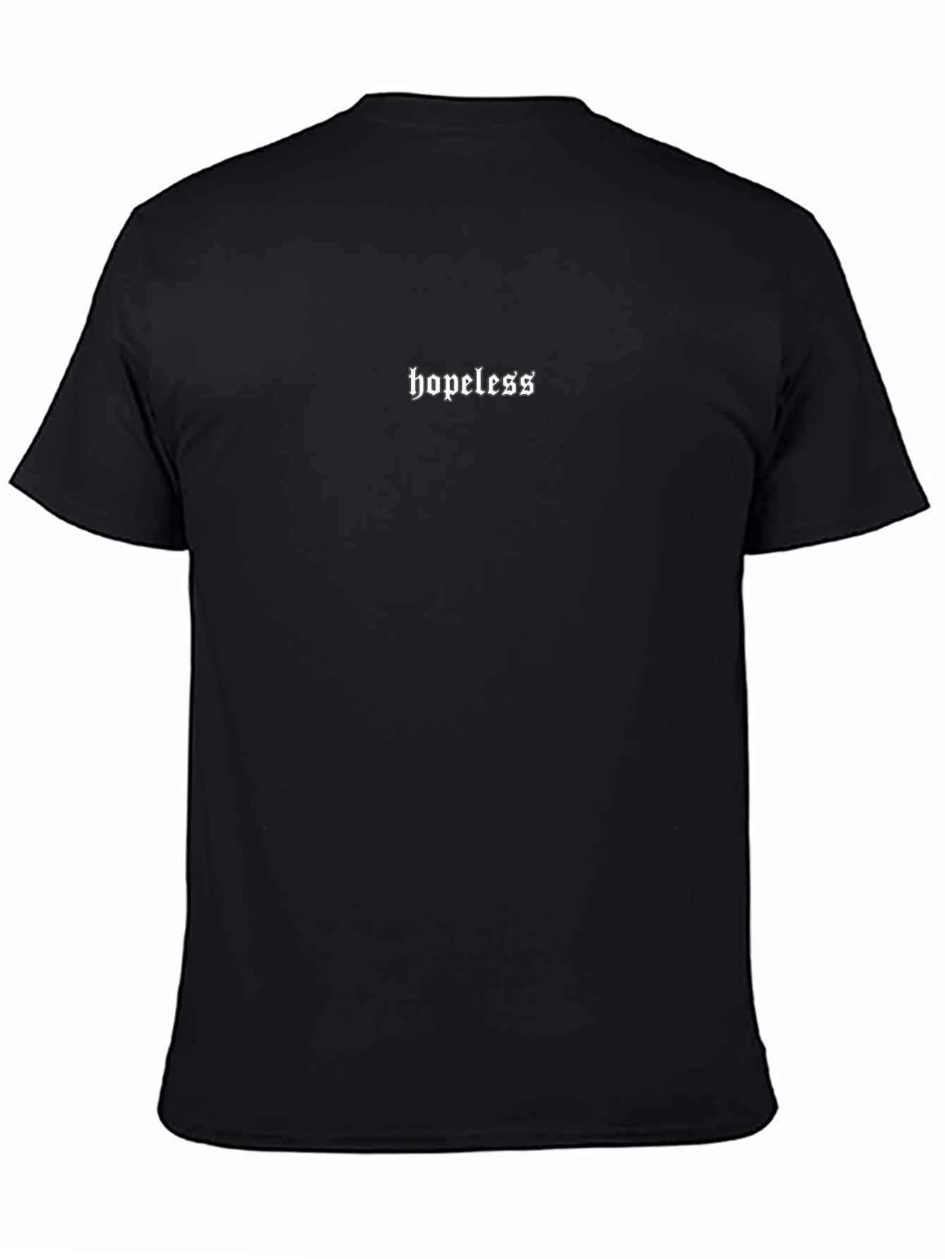 Hopeless Graphic Tee - Black Cotton T-Shirt