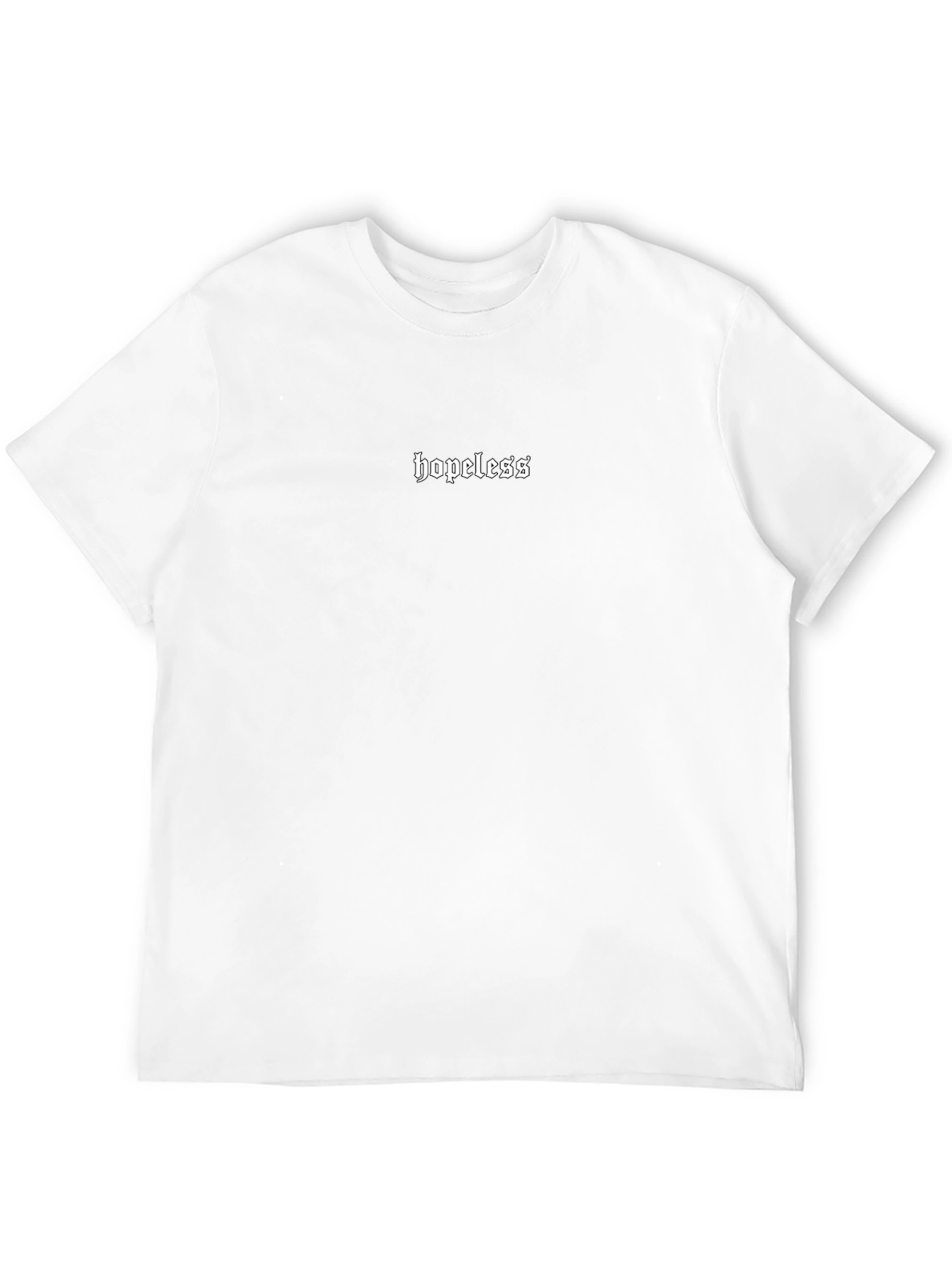 Hopeless Graphic Tee - Black Cotton T-Shirt
