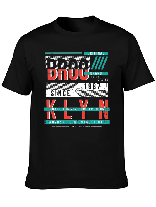 Brooklyn Graphic Print Mens T-Shirt