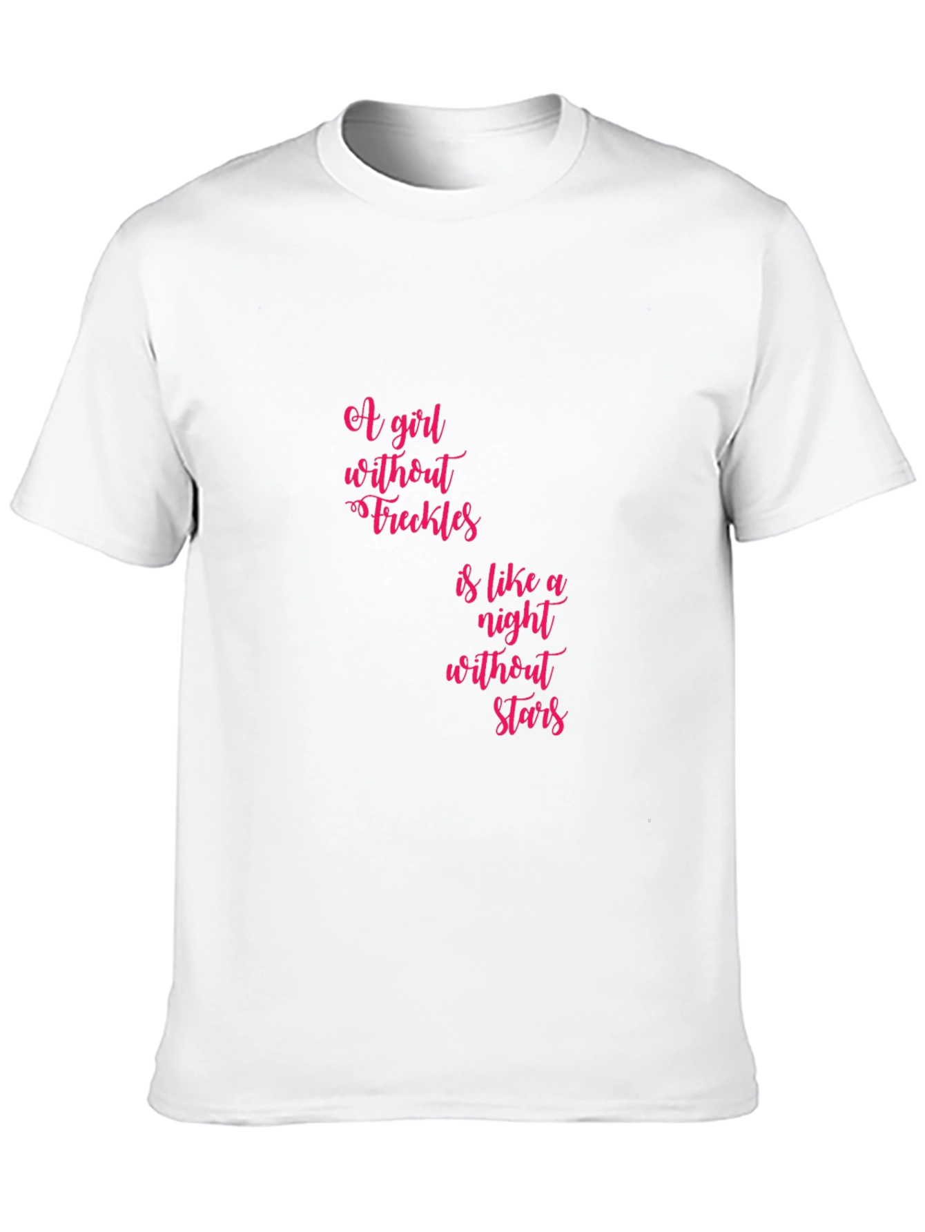 Freckles & Stars Graphic Tee - Trendy Crew Neck
