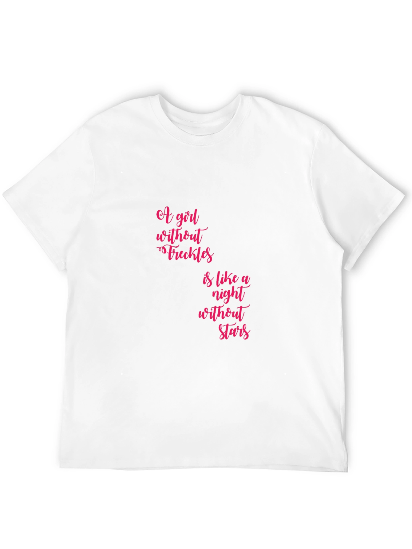 Freckles & Stars Graphic Tee - Trendy Crew Neck