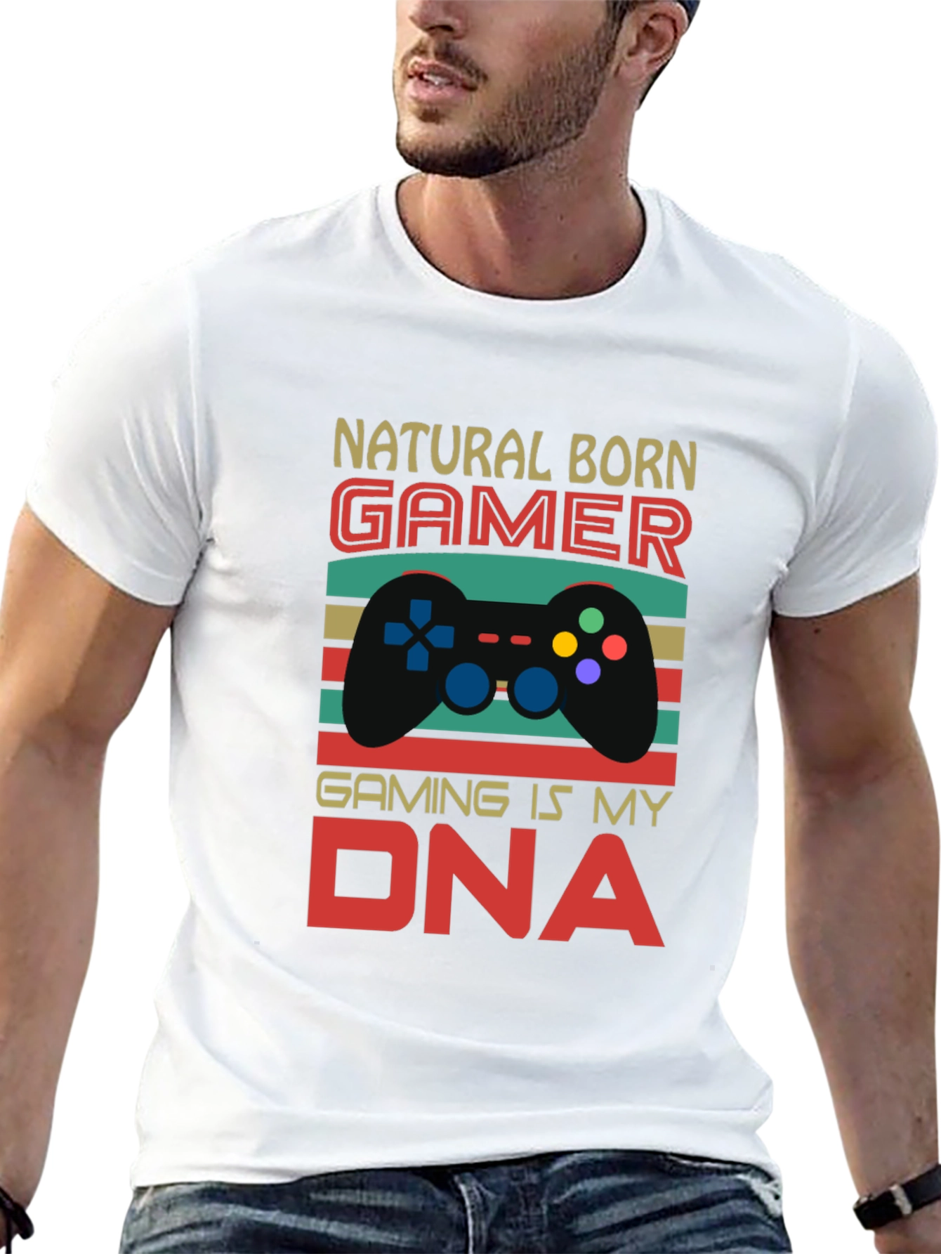 Natural Born Gamer DNA T-Shirt