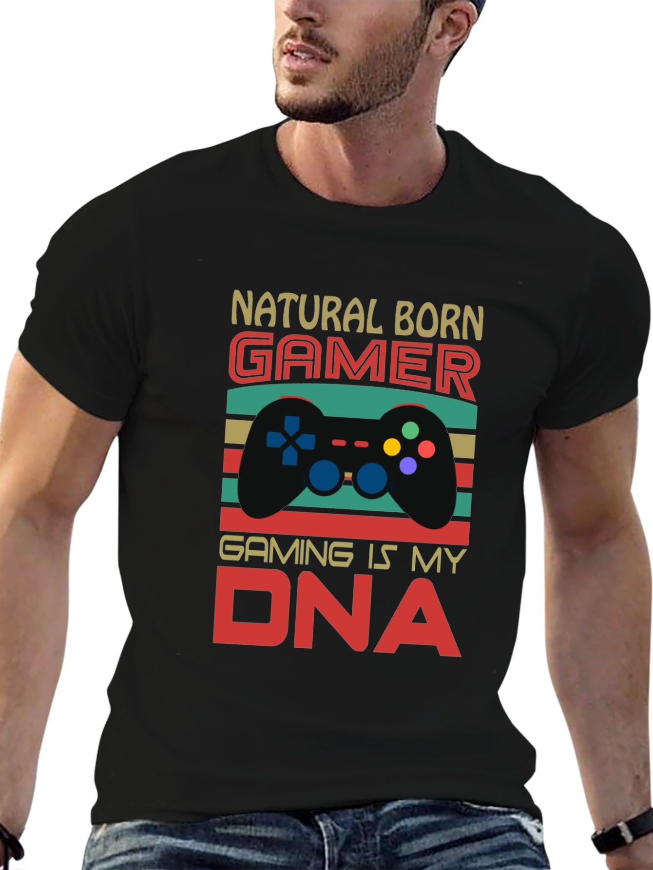 Natural Born Gamer DNA T-Shirt