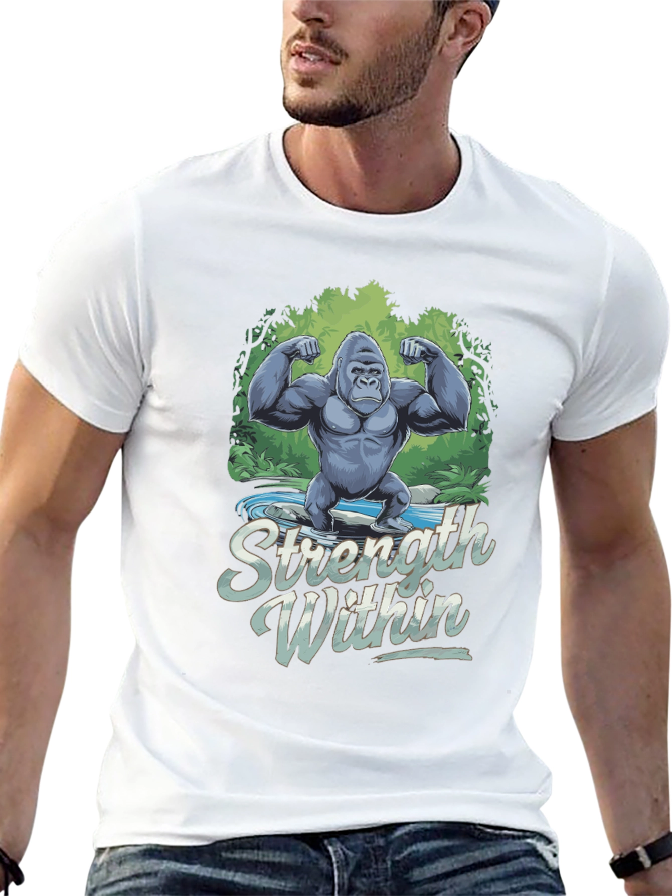 Strength Within Gorilla T-Shirt