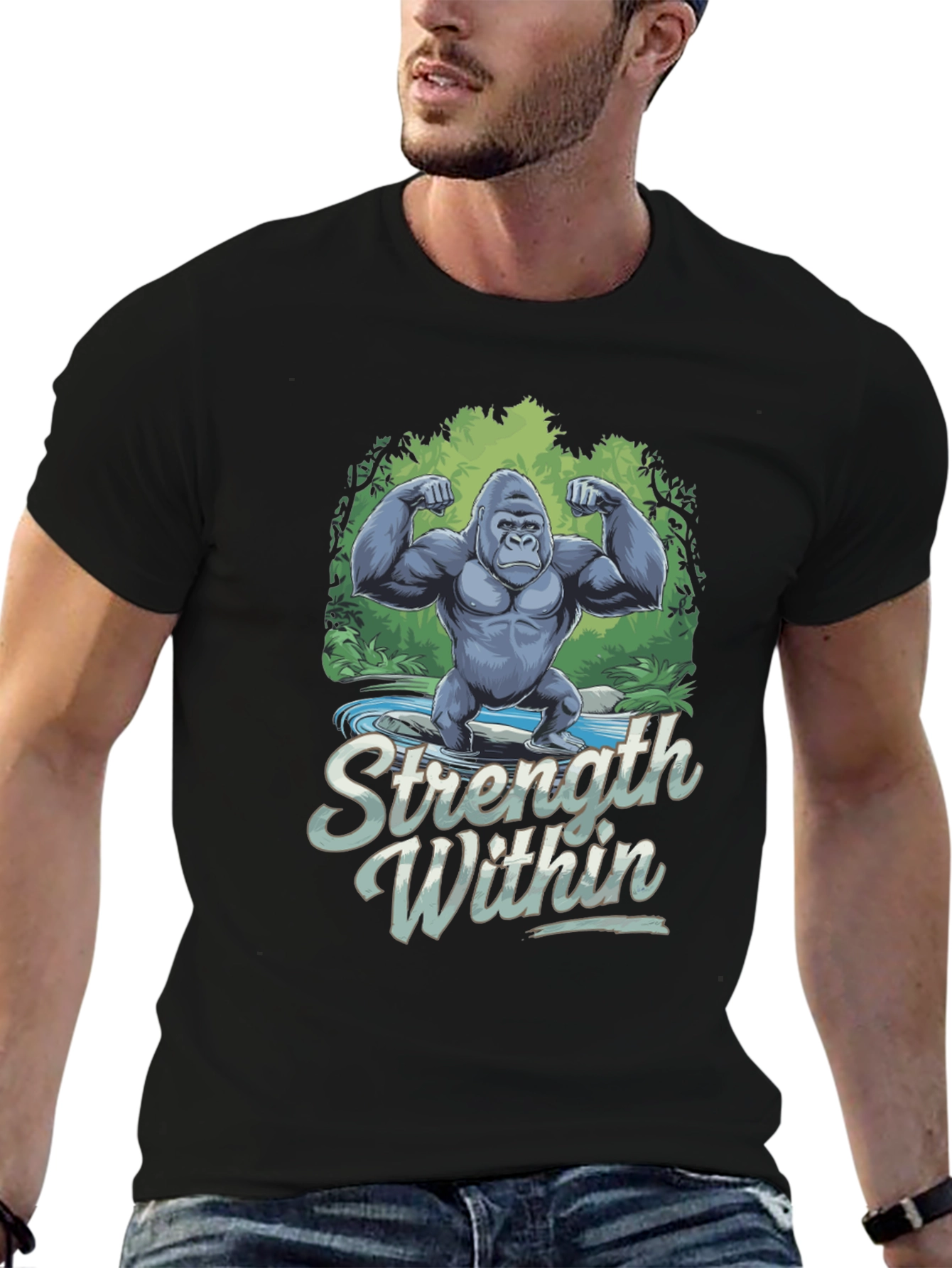 Strength Within Gorilla T-Shirt