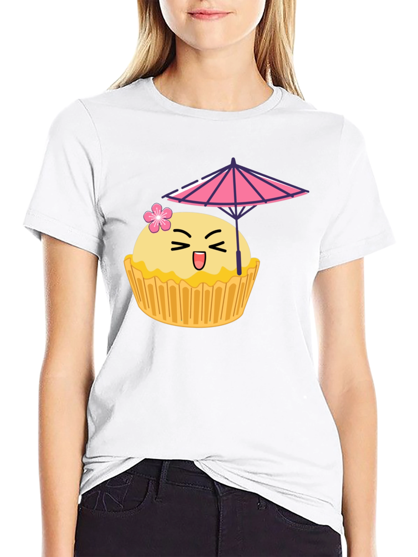 Kawaii Cupcake T-Shirt - Sweet & Fun Design