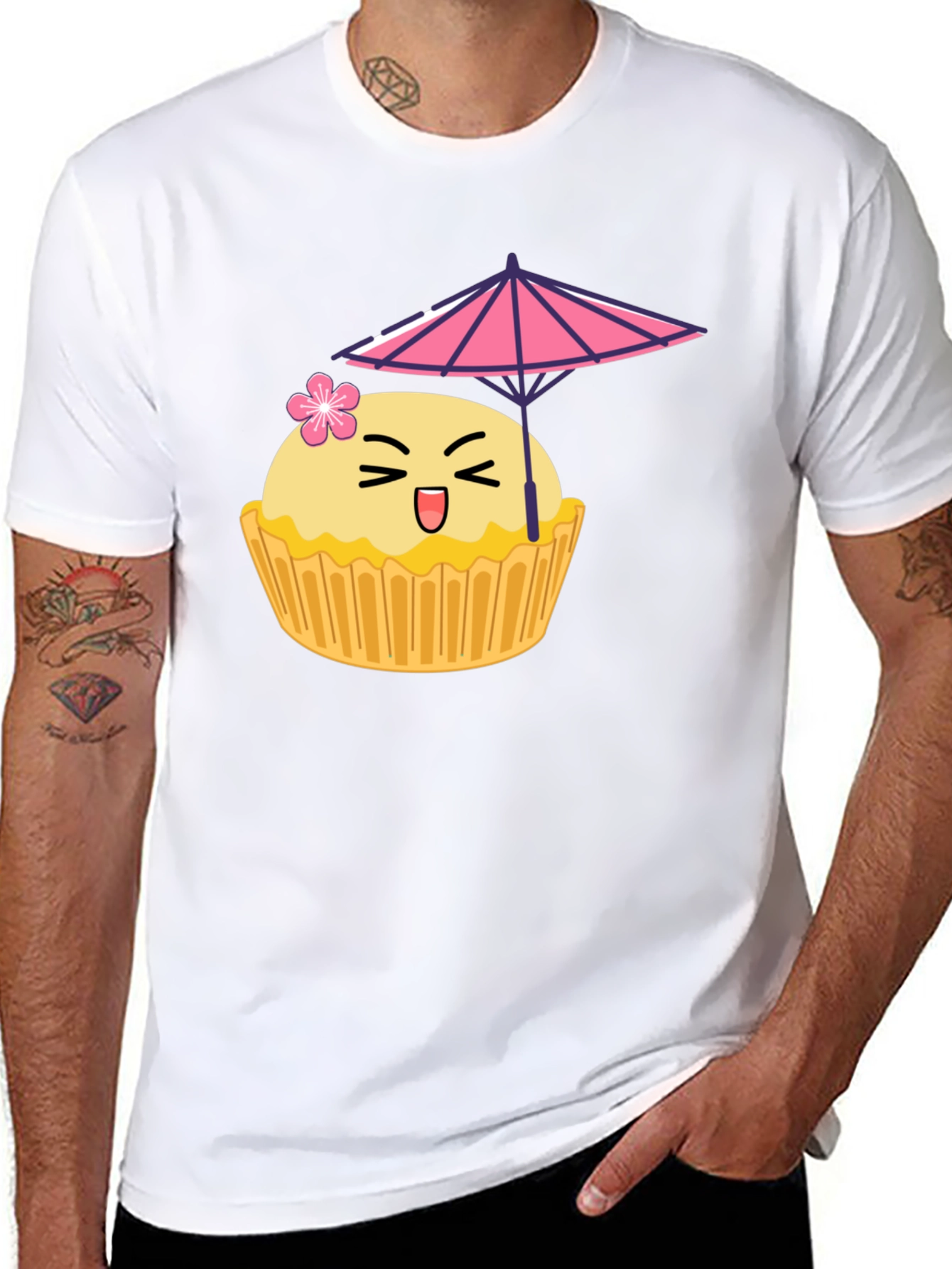Kawaii Cupcake T-Shirt - Sweet & Fun Design