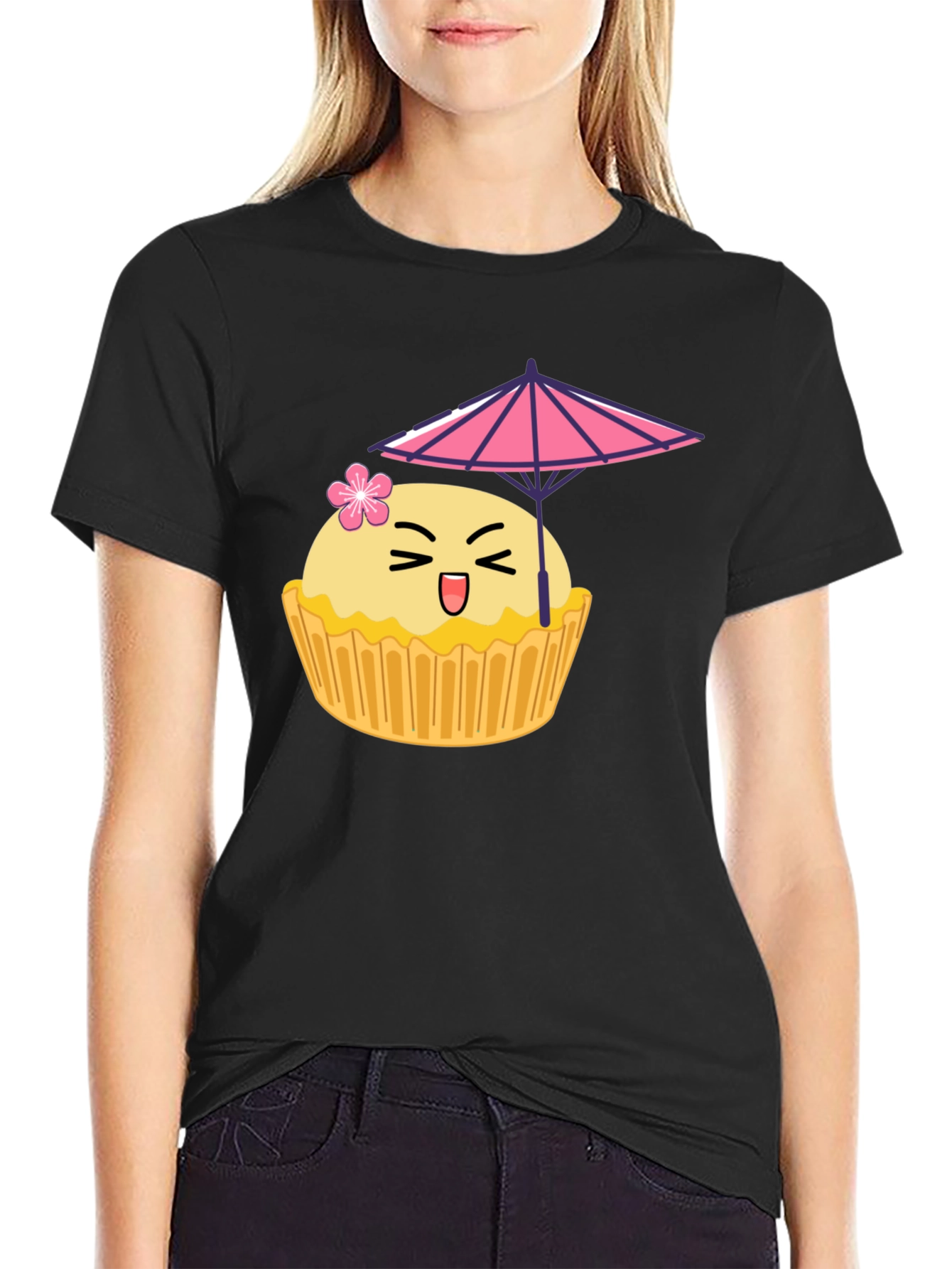Kawaii Cupcake T-Shirt - Sweet & Fun Design