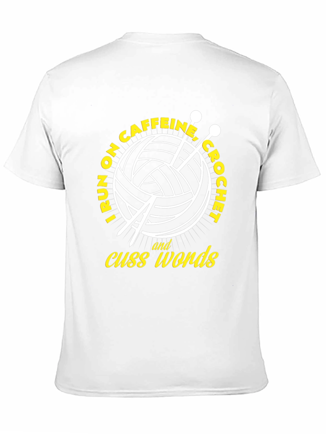 Caffeine Crochet & Cuss Words T-Shirt