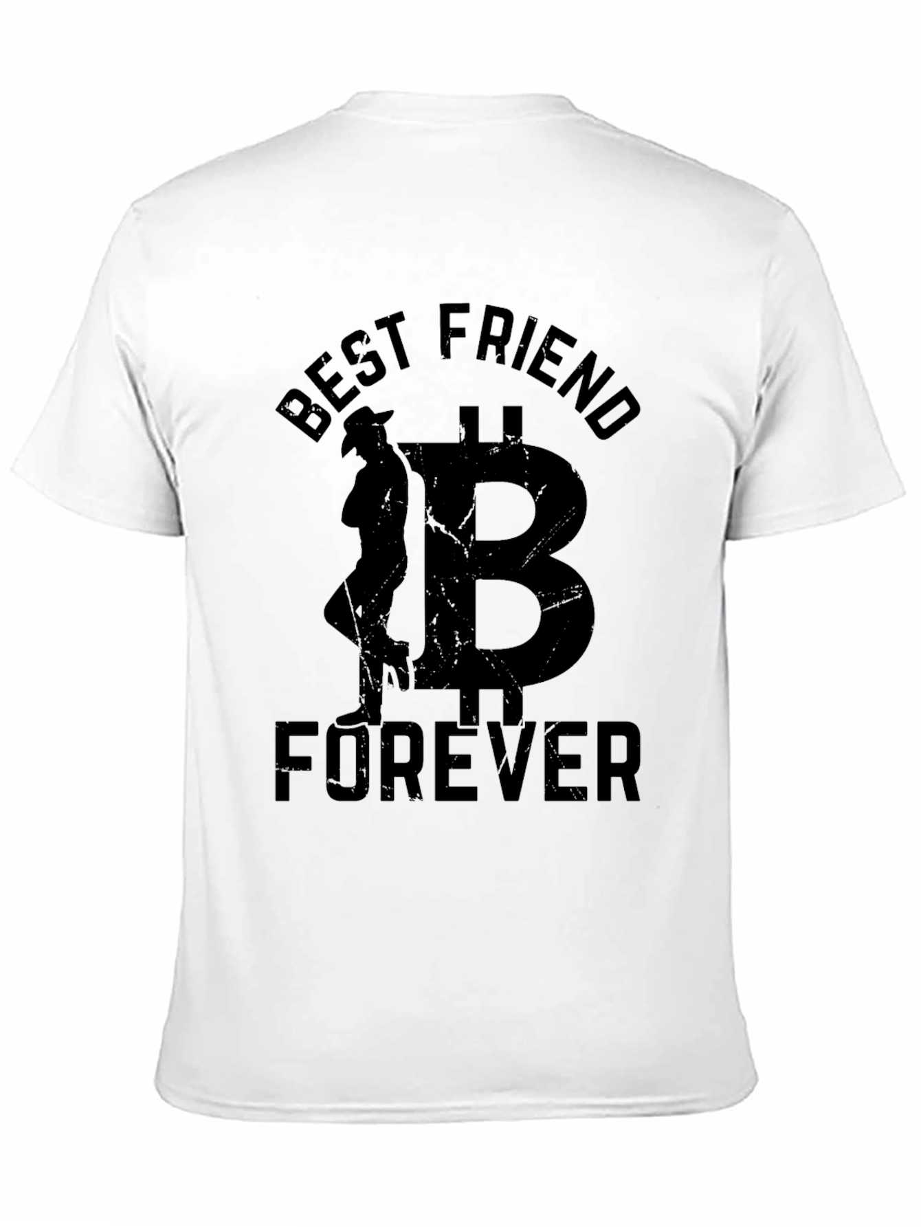 Best Friend Forever Black Graphic T-Shirt