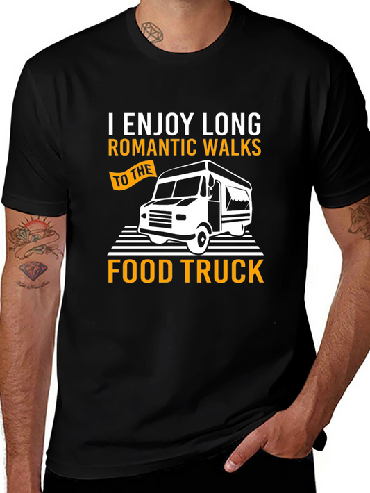 Romantic Food Truck T-Shirt - Long Walks Design