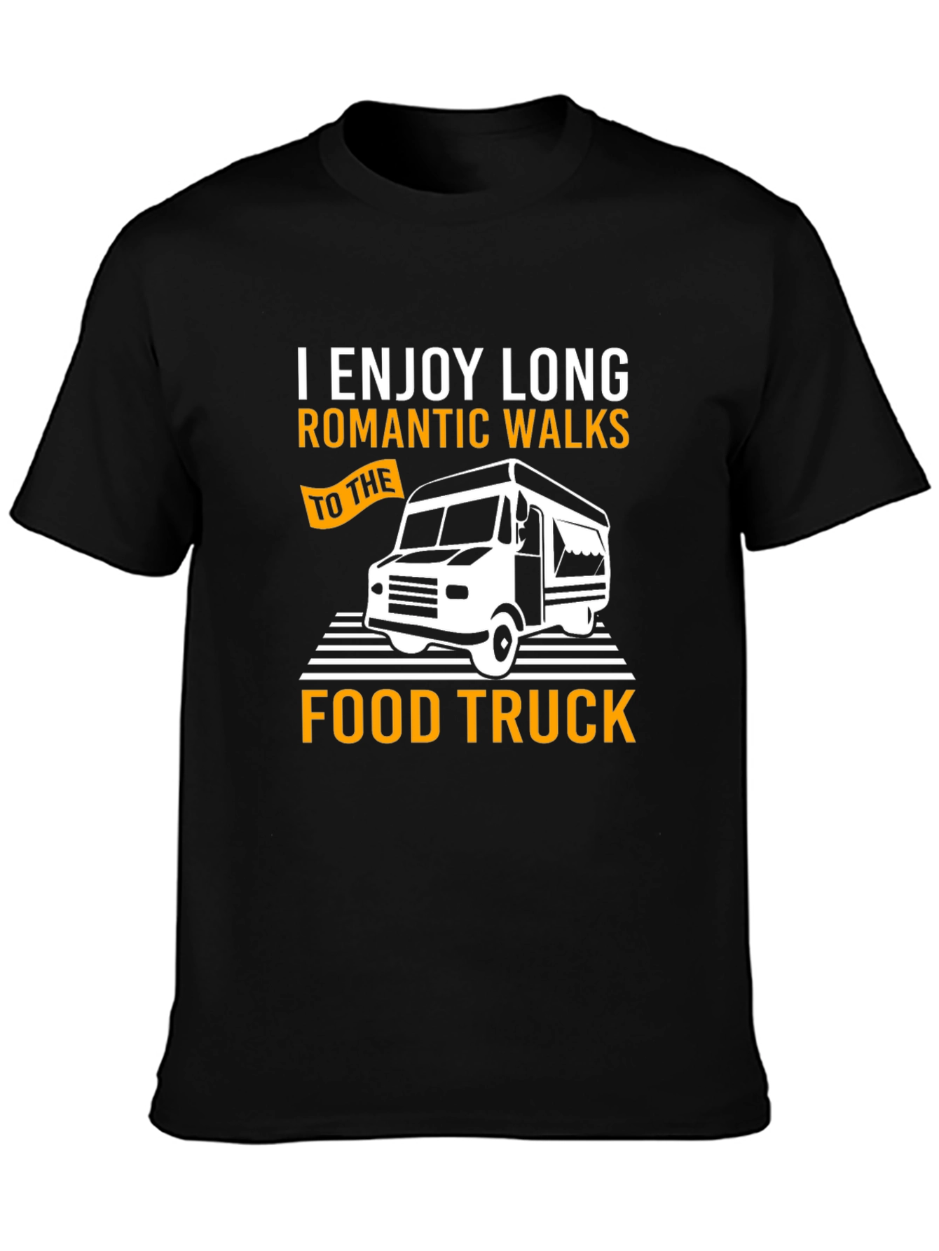 Romantic Food Truck T-Shirt - Long Walks Design